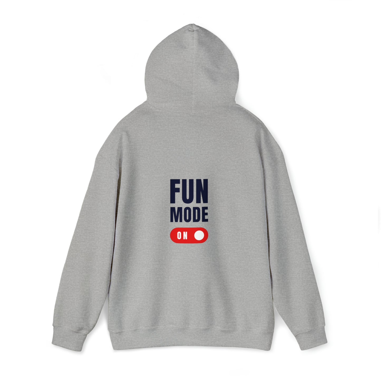 Introducing our "Fun Mode On" Hoodie, designed to add a touch of playfulness to your everyday style. This cozy and stylish hoodie will not only keep you warm but also showcase your vibrant personality.