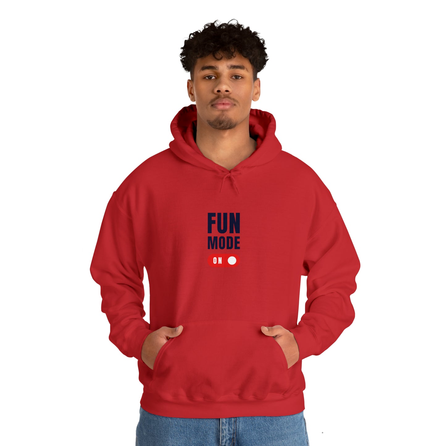 Introducing our "Fun Mode On" Hoodie, designed to add a touch of playfulness to your everyday style. This cozy and stylish hoodie will not only keep you warm but also showcase your vibrant personality.