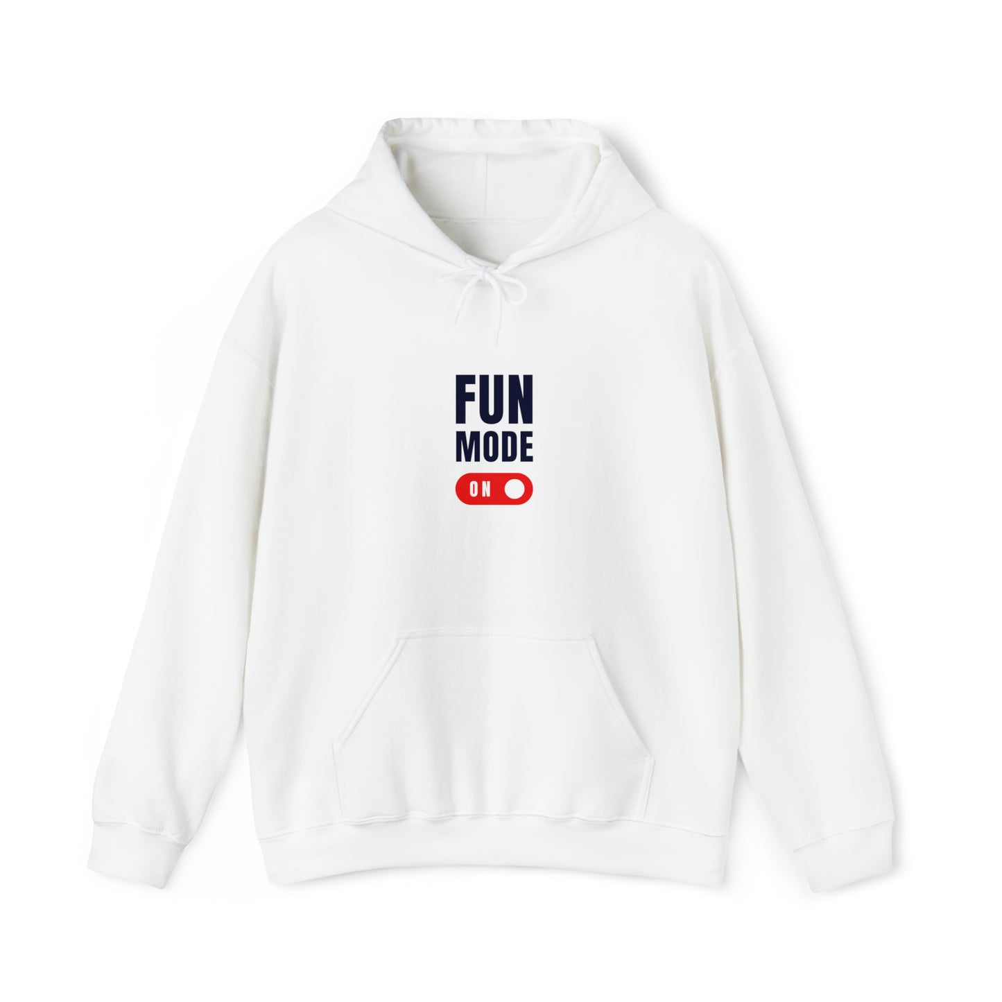 Introducing our "Fun Mode On" Hoodie, designed to add a touch of playfulness to your everyday style. This cozy and stylish hoodie will not only keep you warm but also showcase your vibrant personality.