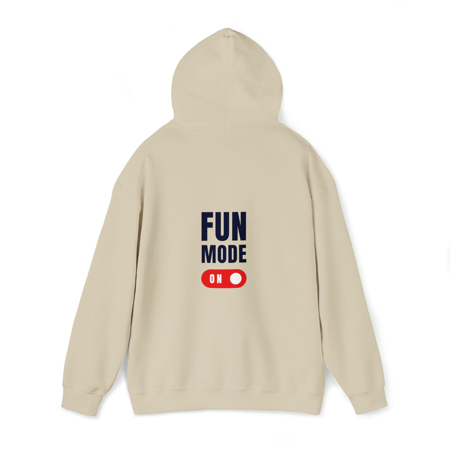 Introducing our "Fun Mode On" Hoodie, designed to add a touch of playfulness to your everyday style. This cozy and stylish hoodie will not only keep you warm but also showcase your vibrant personality.