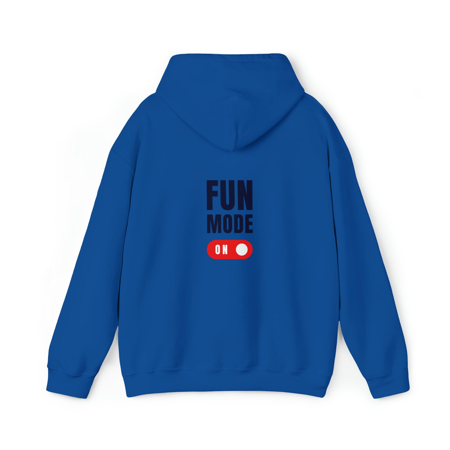 Introducing our "Fun Mode On" Hoodie, designed to add a touch of playfulness to your everyday style. This cozy and stylish hoodie will not only keep you warm but also showcase your vibrant personality.