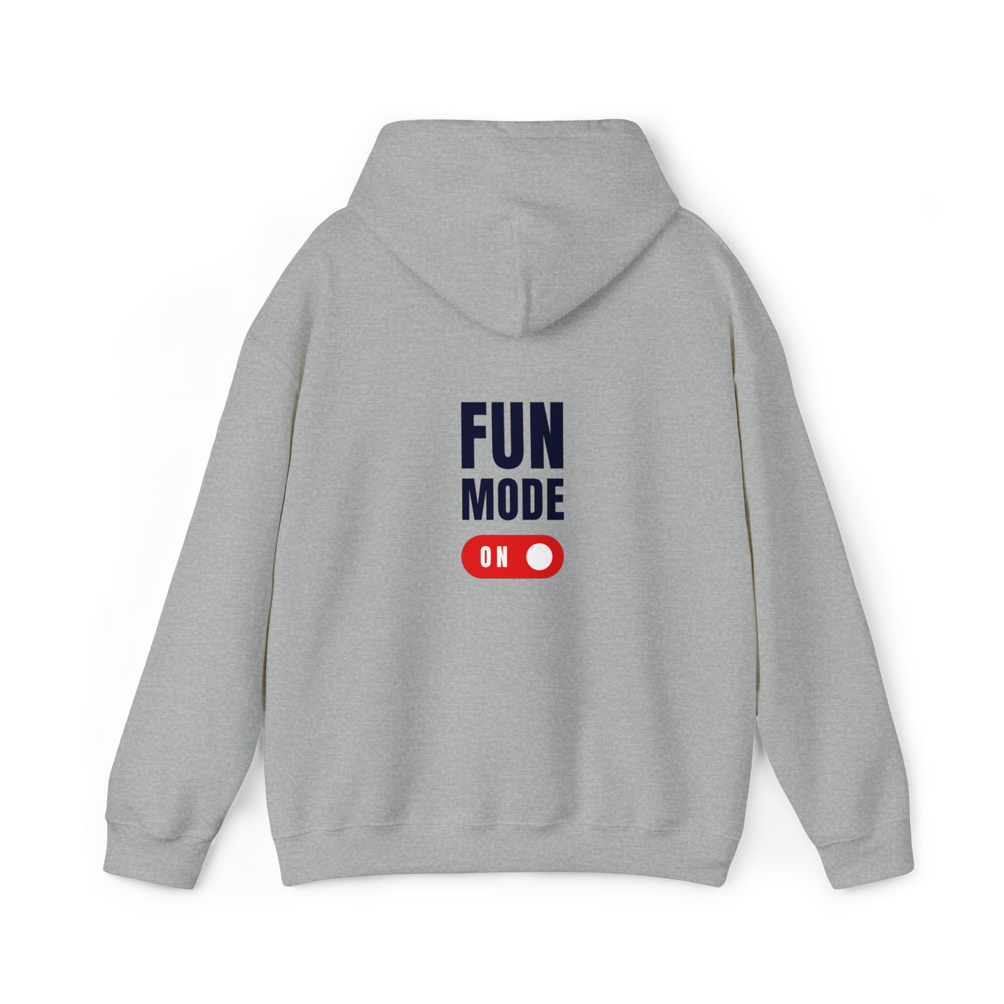 Introducing our "Fun Mode On" Hoodie, designed to add a touch of playfulness to your everyday style. This cozy and stylish hoodie will not only keep you warm but also showcase your vibrant personality.