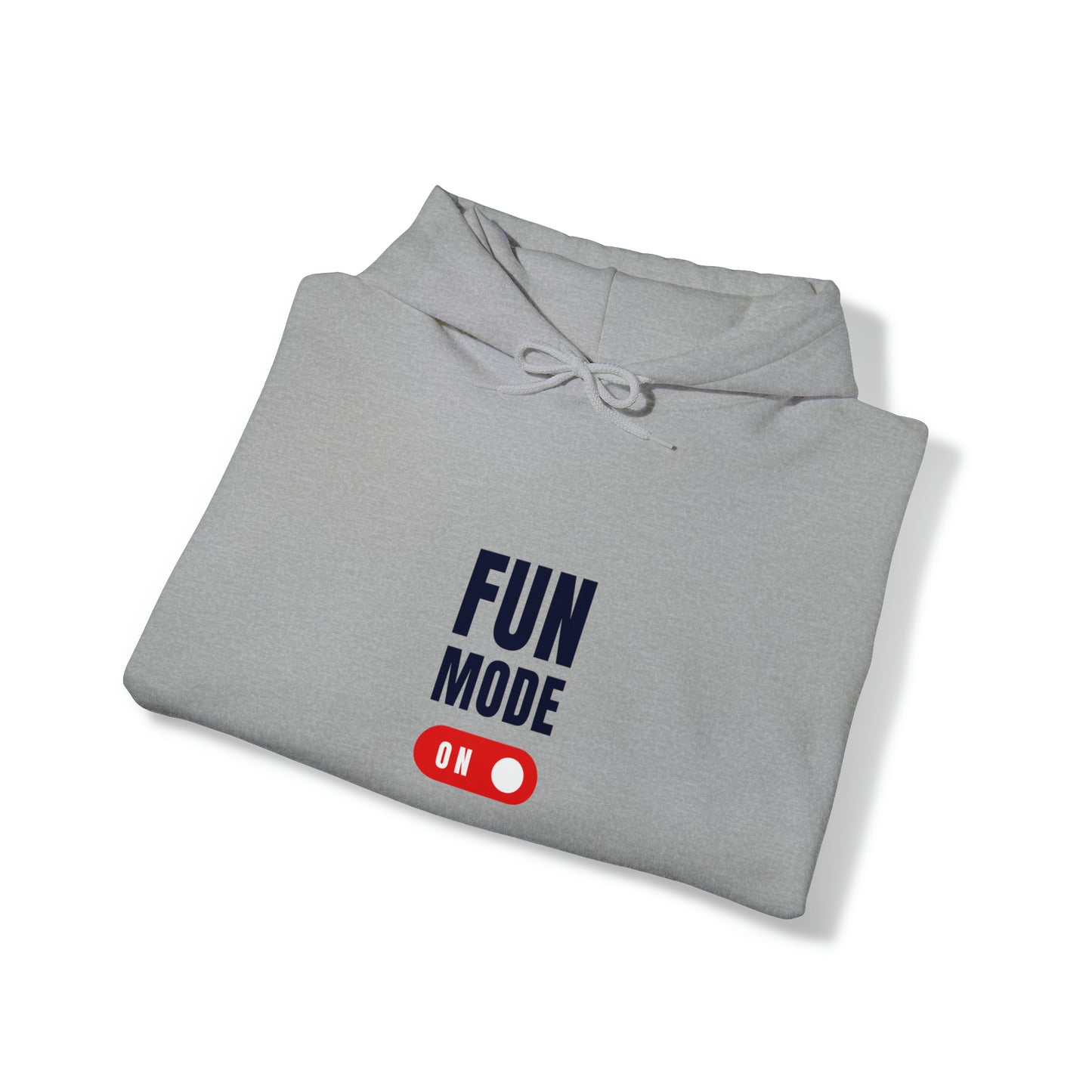 Introducing our "Fun Mode On" Hoodie, designed to add a touch of playfulness to your everyday style. This cozy and stylish hoodie will not only keep you warm but also showcase your vibrant personality.