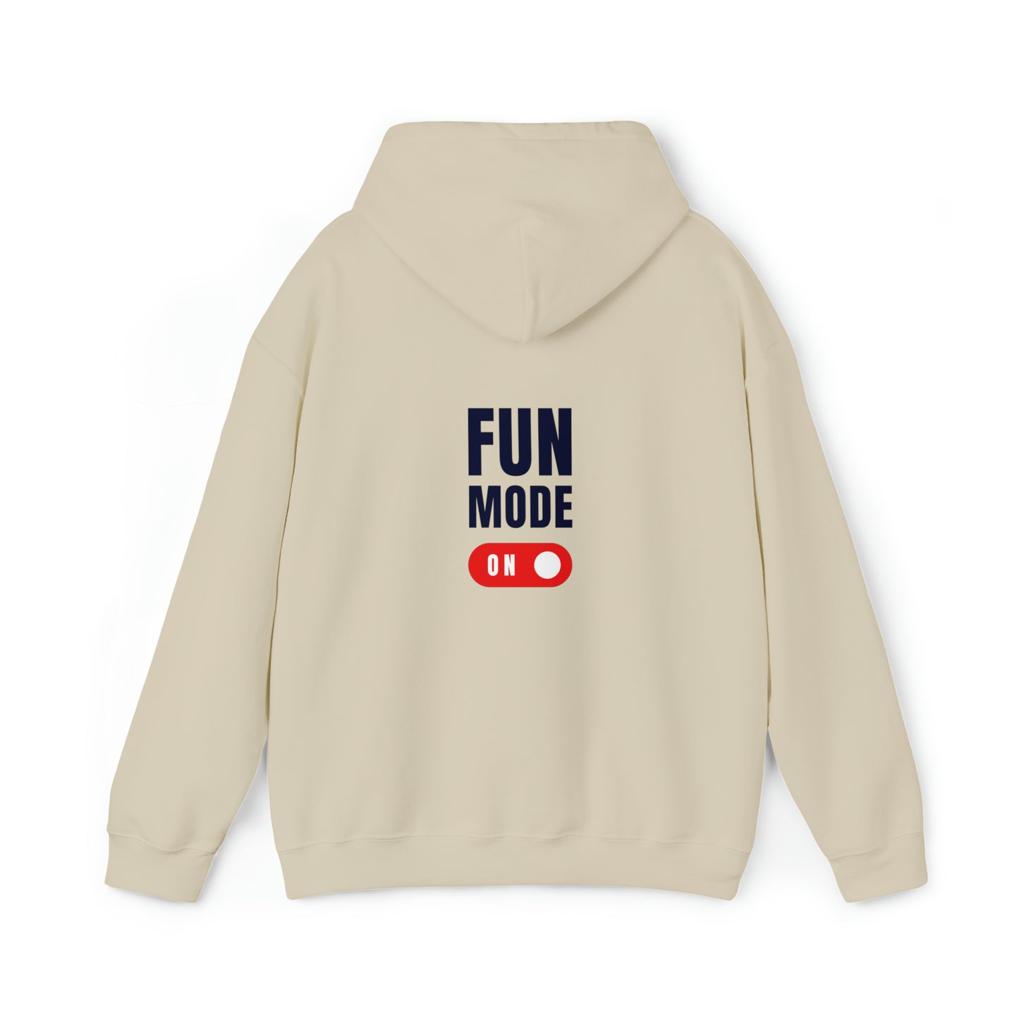 Introducing our "Fun Mode On" Hoodie, designed to add a touch of playfulness to your everyday style. This cozy and stylish hoodie will not only keep you warm but also showcase your vibrant personality.