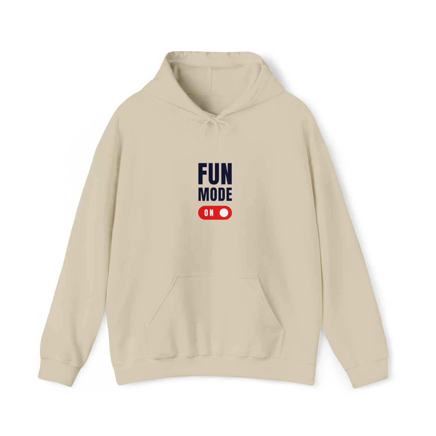 Introducing our "Fun Mode On" Hoodie, designed to add a touch of playfulness to your everyday style. This cozy and stylish hoodie will not only keep you warm but also showcase your vibrant personality.