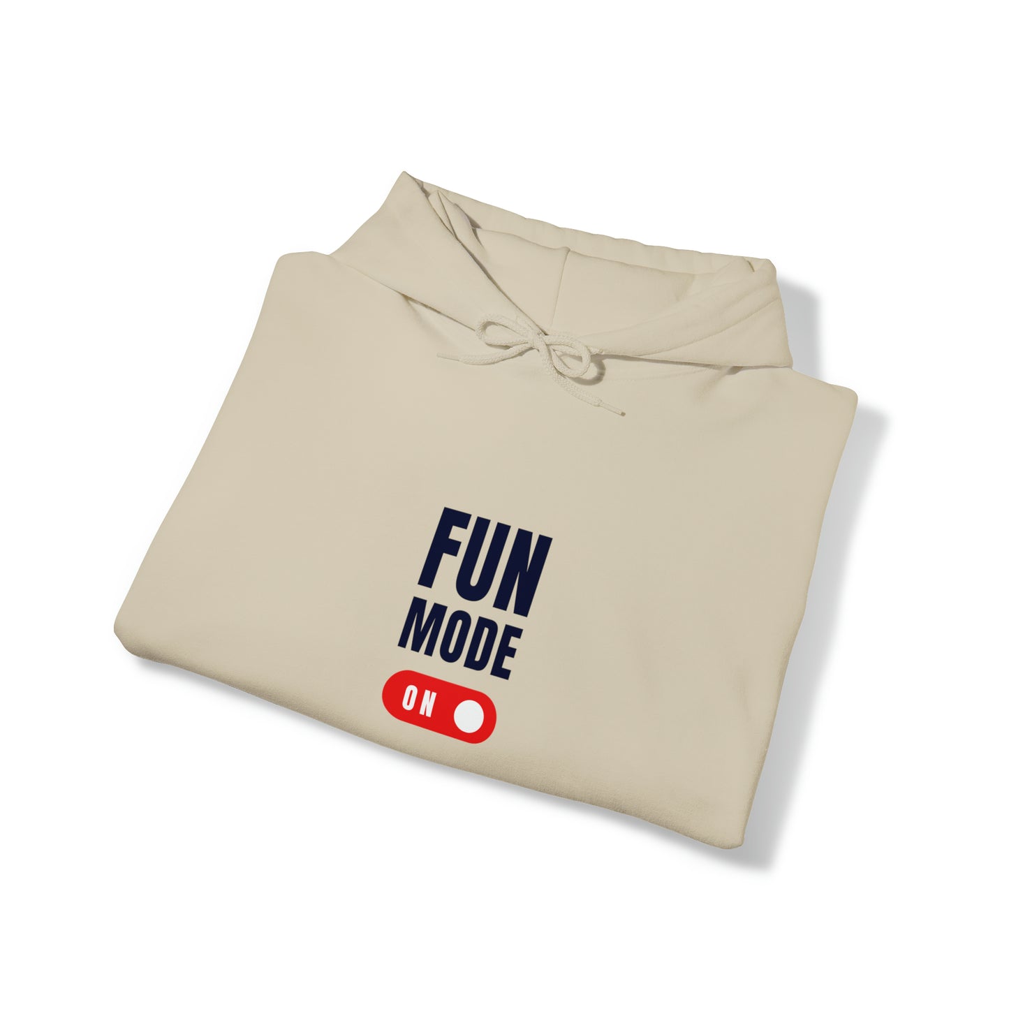 Introducing our "Fun Mode On" Hoodie, designed to add a touch of playfulness to your everyday style. This cozy and stylish hoodie will not only keep you warm but also showcase your vibrant personality.