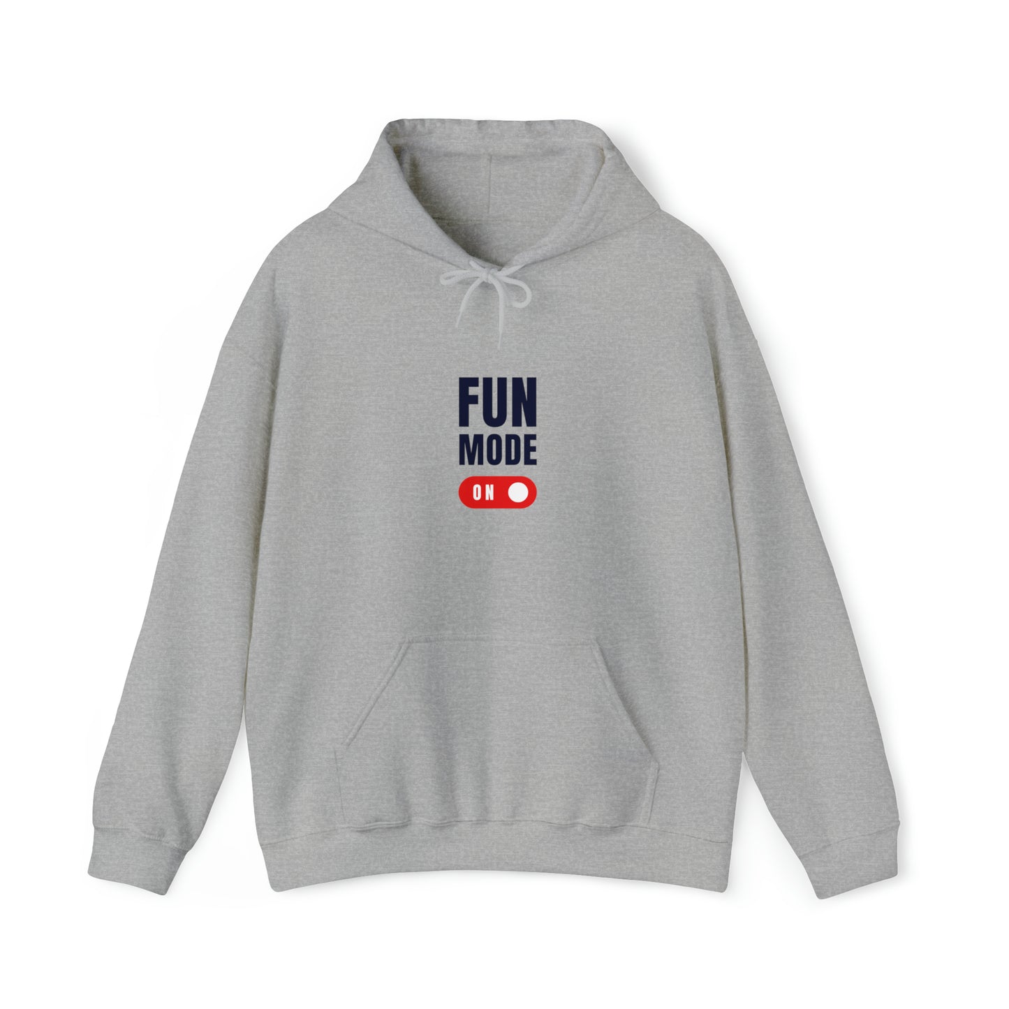 Introducing our "Fun Mode On" Hoodie, designed to add a touch of playfulness to your everyday style. This cozy and stylish hoodie will not only keep you warm but also showcase your vibrant personality.