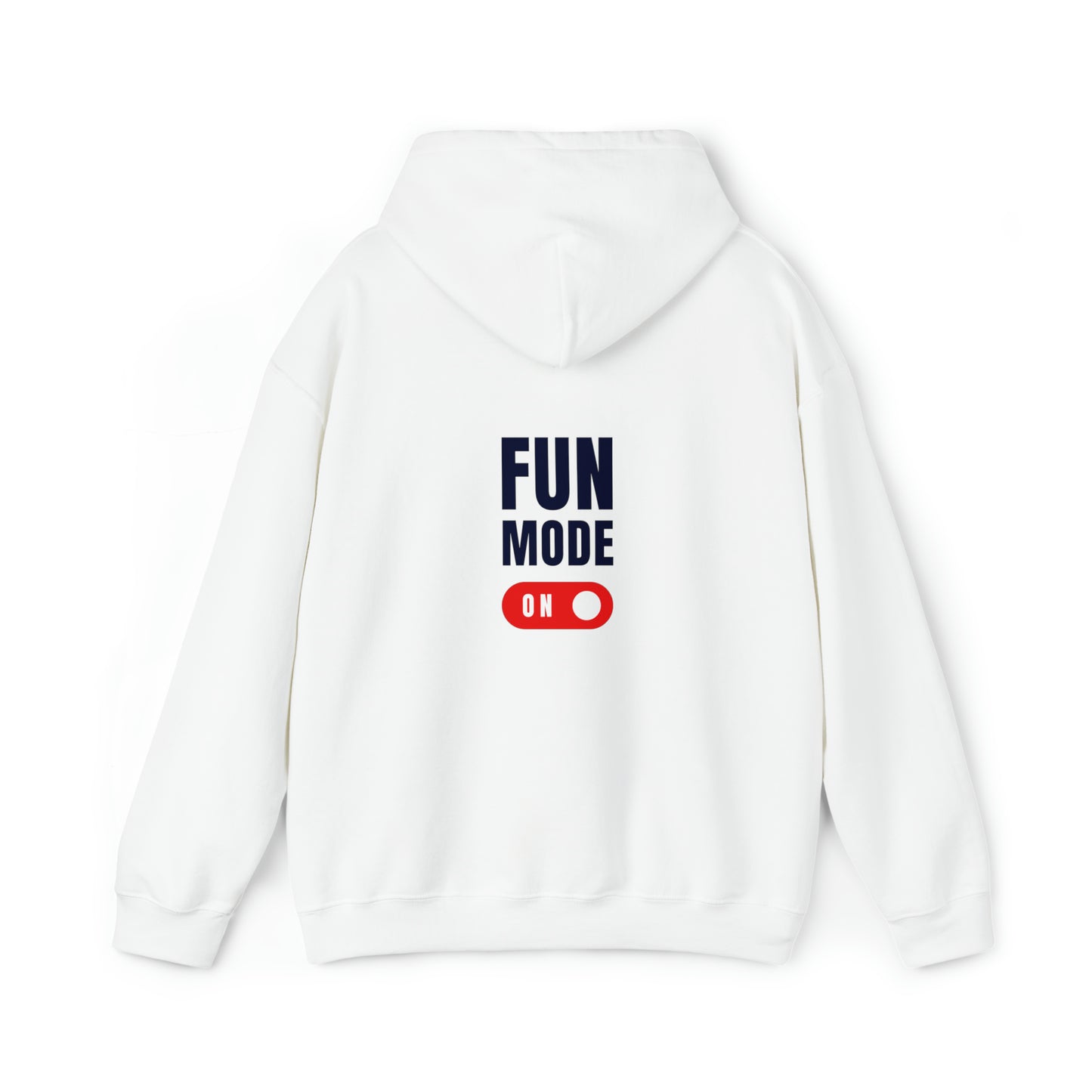 Introducing our "Fun Mode On" Hoodie, designed to add a touch of playfulness to your everyday style. This cozy and stylish hoodie will not only keep you warm but also showcase your vibrant personality.