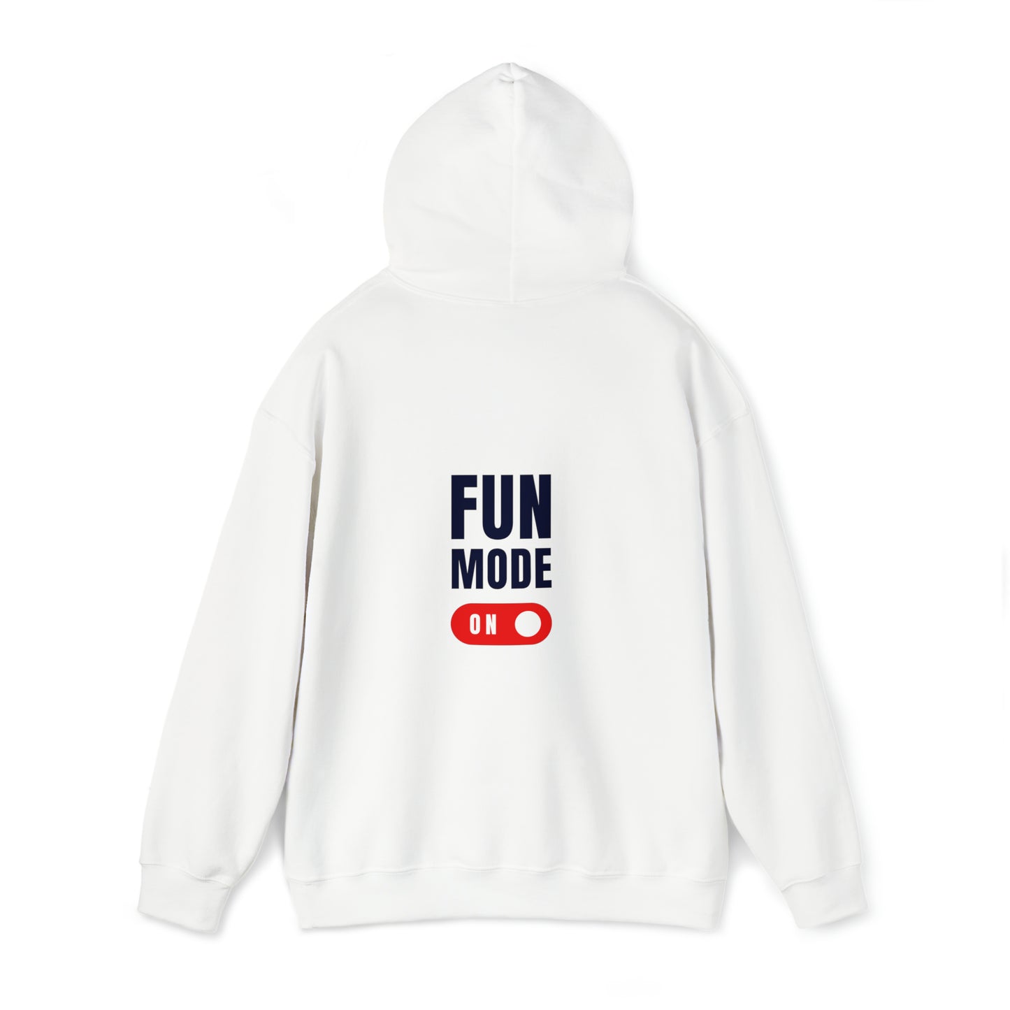 Introducing our "Fun Mode On" Hoodie, designed to add a touch of playfulness to your everyday style. This cozy and stylish hoodie will not only keep you warm but also showcase your vibrant personality.