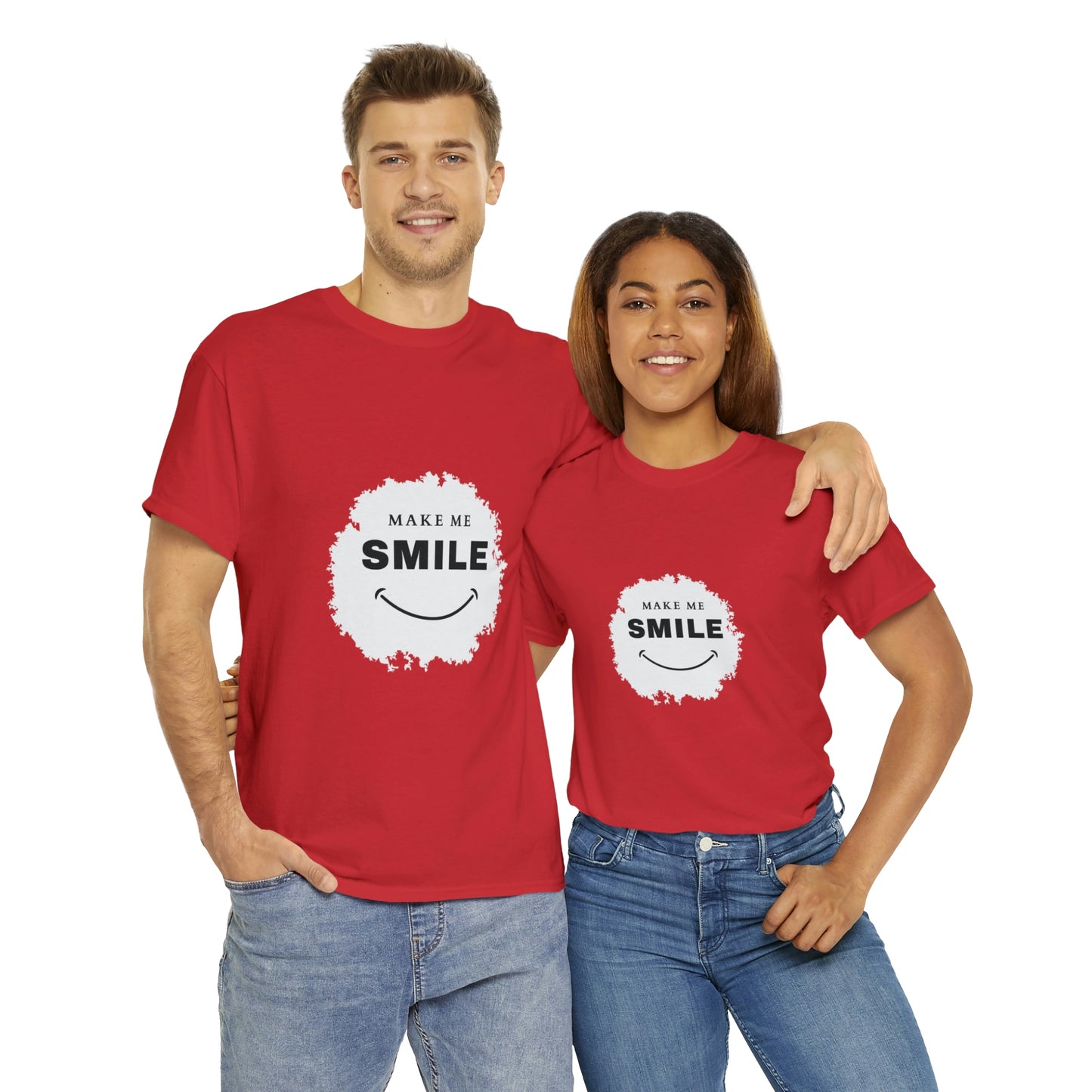 Make me smile Your Style with Our Custom Printed Tee Unique Design Comfortable Fit and Personalized for You.  color, funny tshirt tee shirt