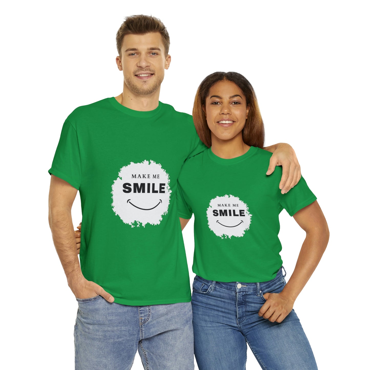 Make me smile Your Style with Our Custom Printed Tee Unique Design Comfortable Fit and Personalized for You.  color, funny tshirt tee shirt