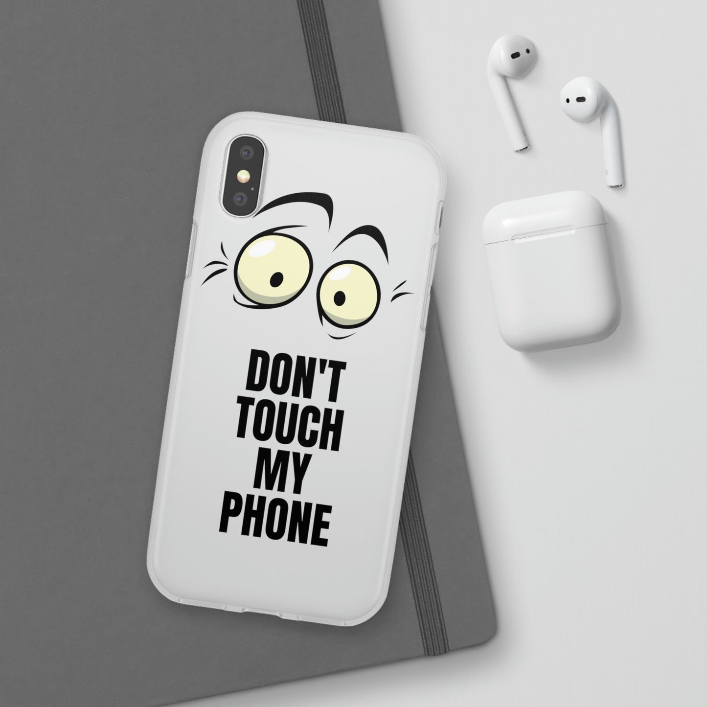 Don't touch my phone Flexi Cases Samsung Apple funny case protection slim design gift custom personalized protect iphone galazy S