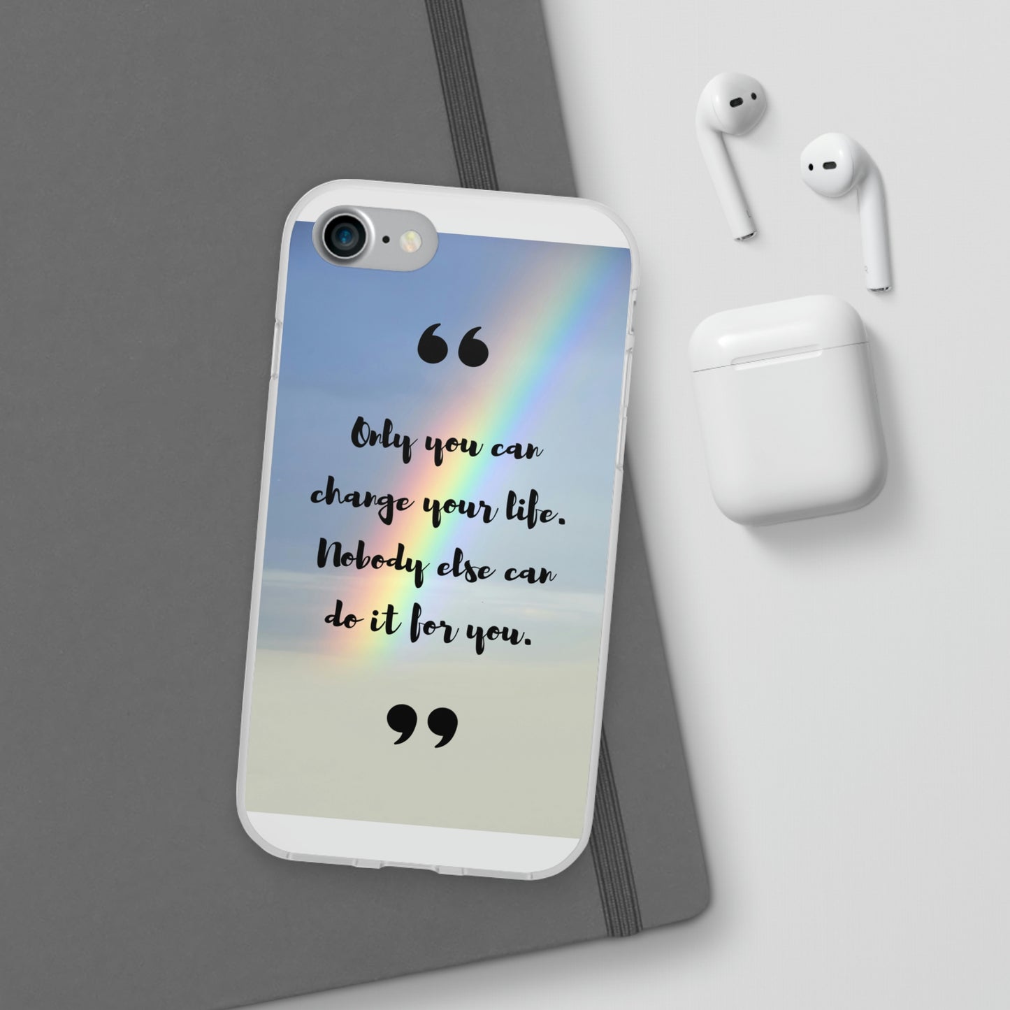 Only you can change  Flexi Cases Samsung Apple funny case protection slim design gift custom personalized protect iphone galazy S