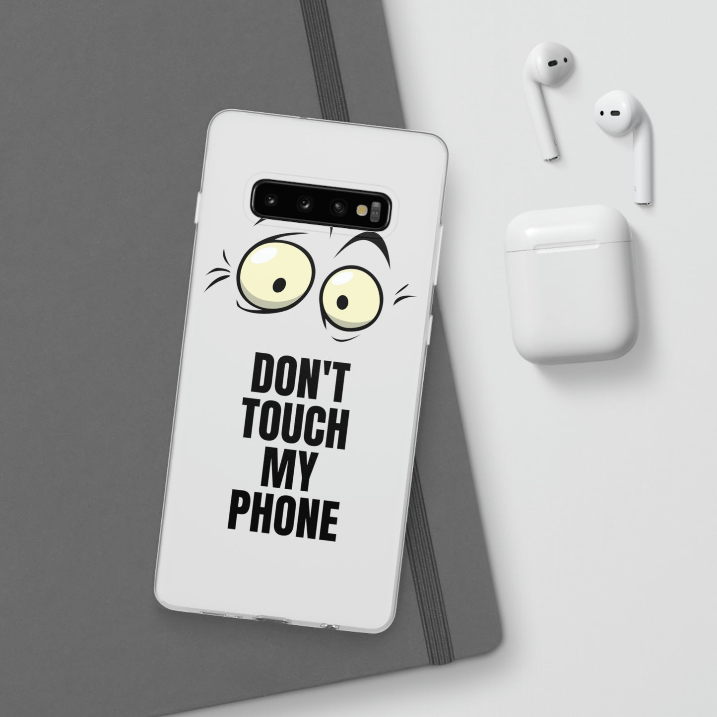 Don't touch my phone Flexi Cases Samsung Apple funny case protection slim design gift custom personalized protect iphone galazy S