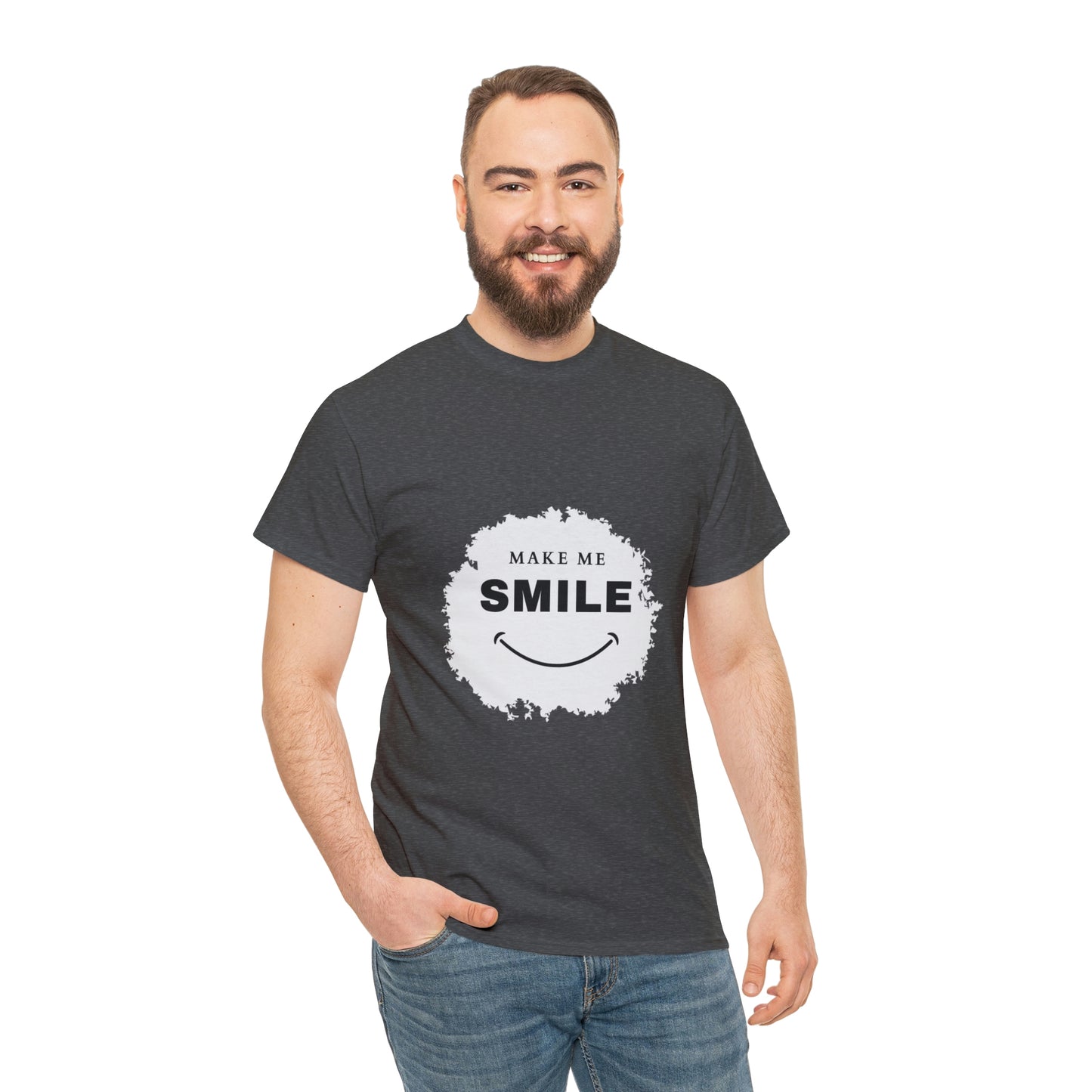 Make me smile Your Style with Our Custom Printed Tee Unique Design Comfortable Fit and Personalized for You.  color, funny tshirt tee shirt