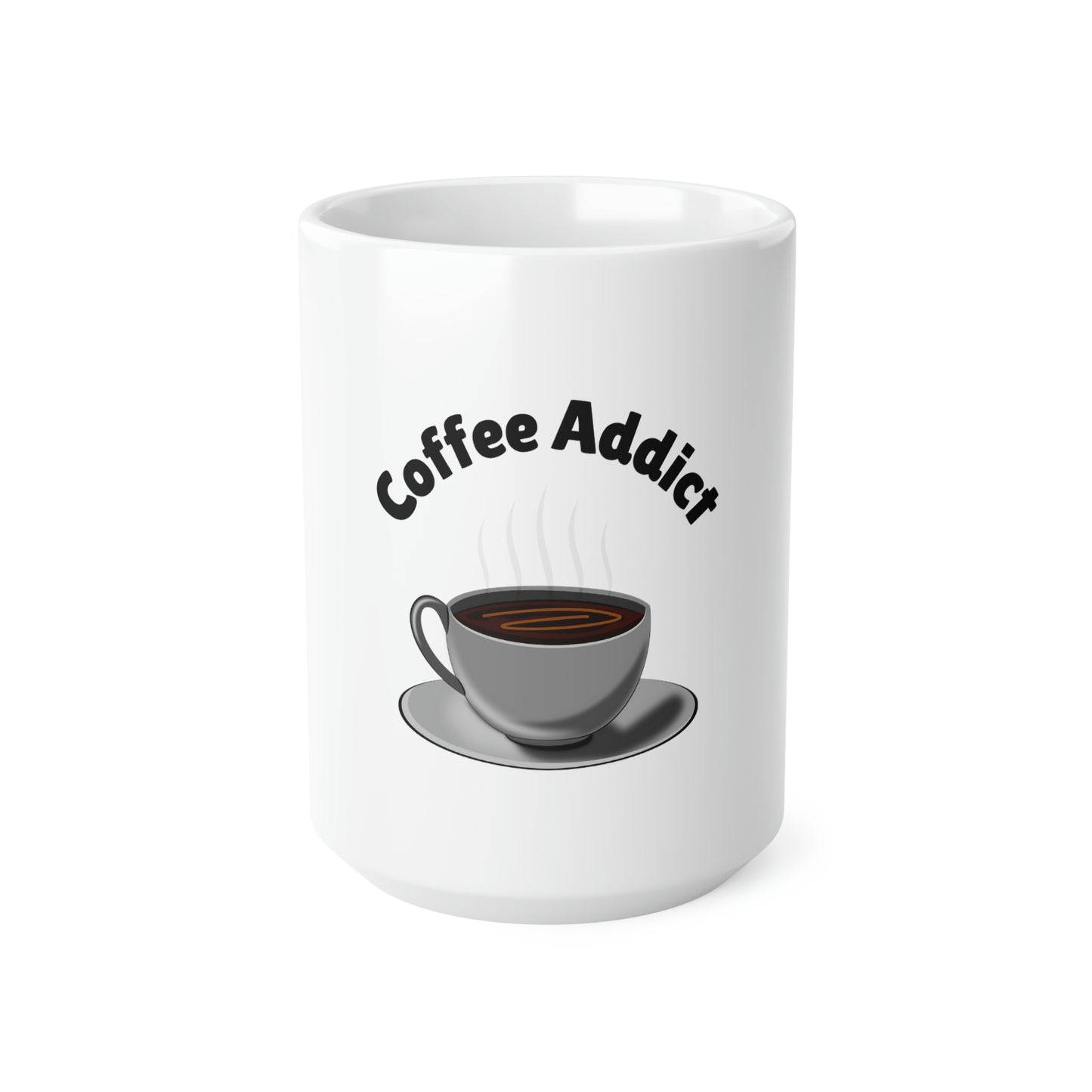 Coffee addict Ceramic Coffee Cups 11oz 15oz gift funny humor hot drink need work drink mug cute tea small personalized fun