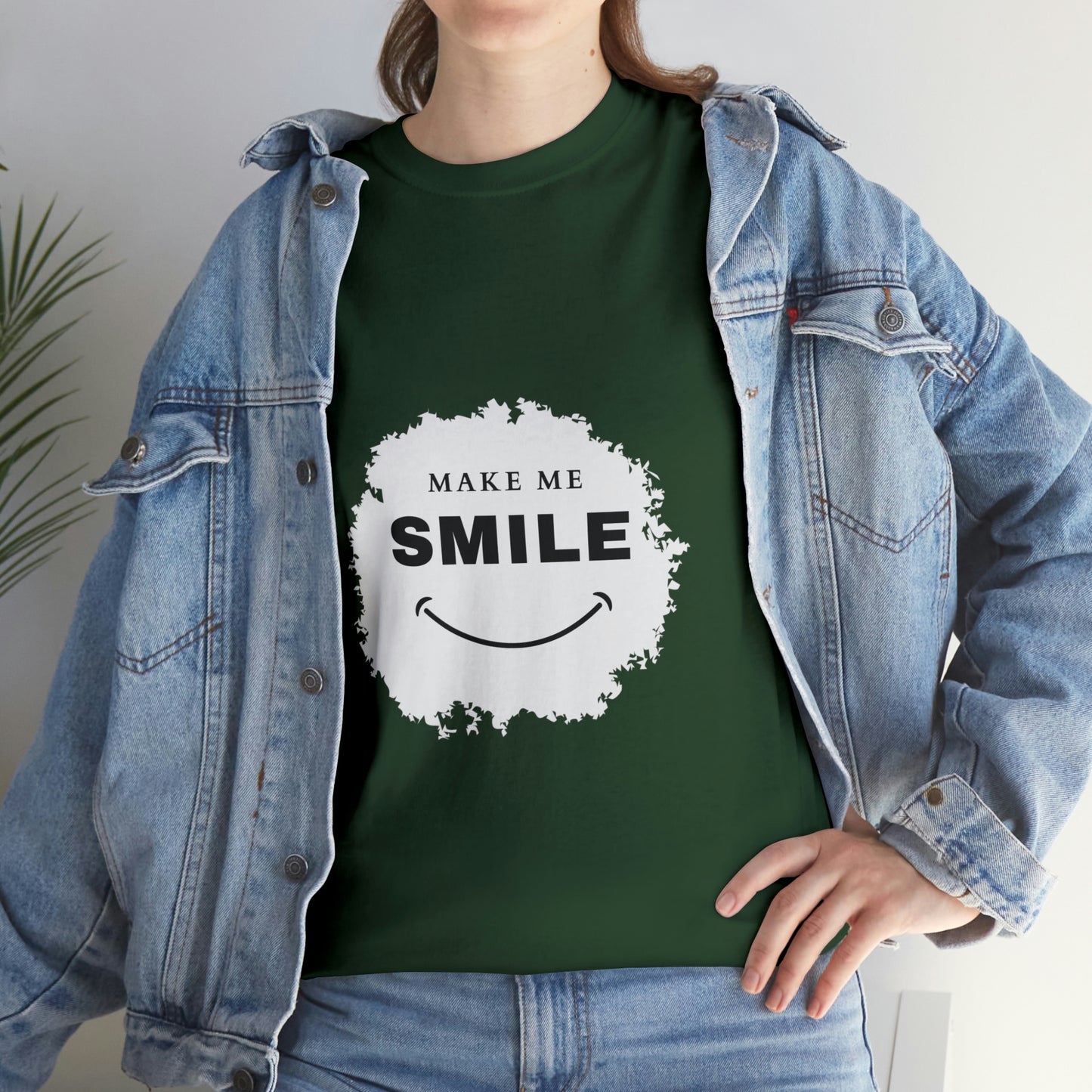 Make me smile Your Style with Our Custom Printed Tee Unique Design Comfortable Fit and Personalized for You.  color, funny tshirt tee shirt