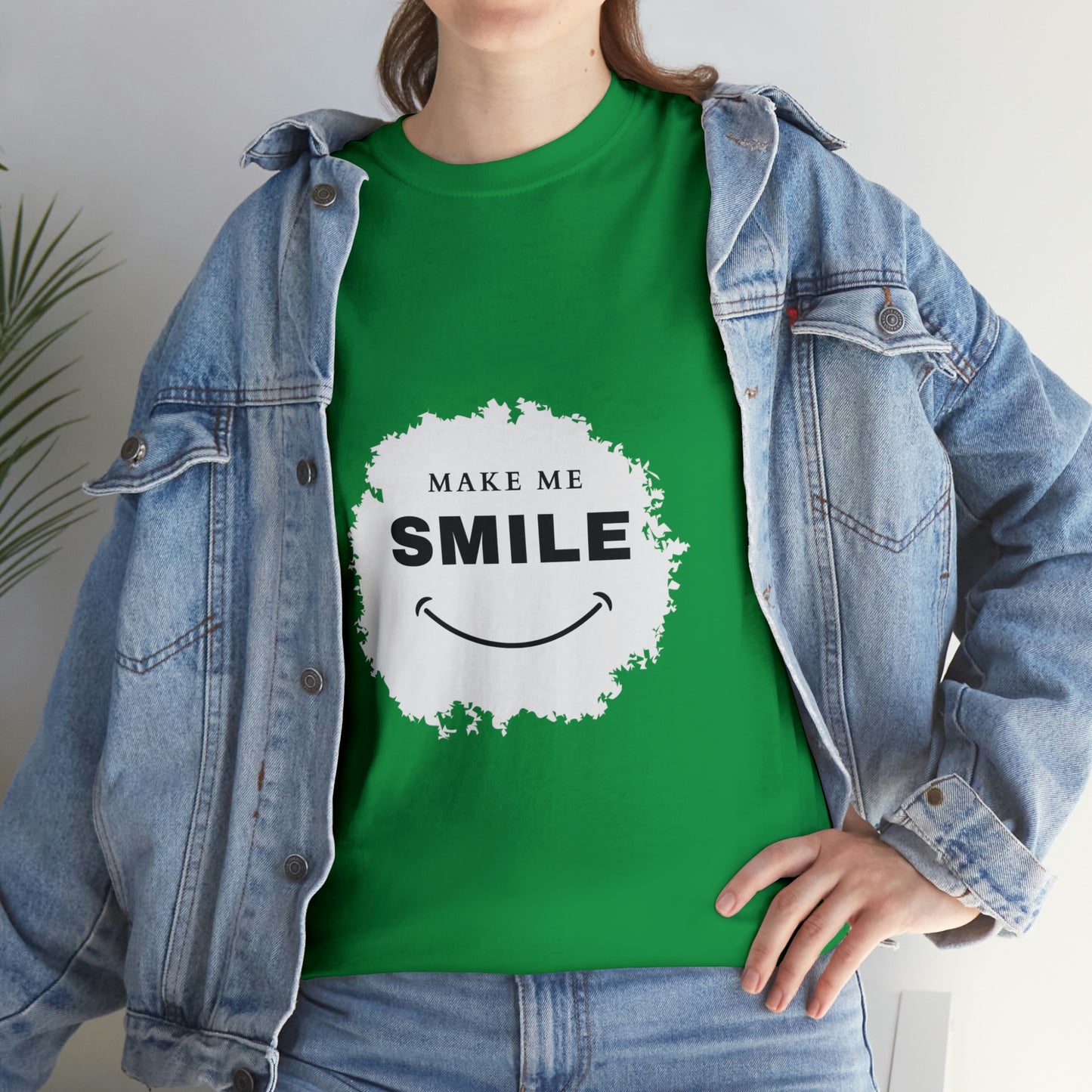 Make me smile Your Style with Our Custom Printed Tee Unique Design Comfortable Fit and Personalized for You.  color, funny tshirt tee shirt