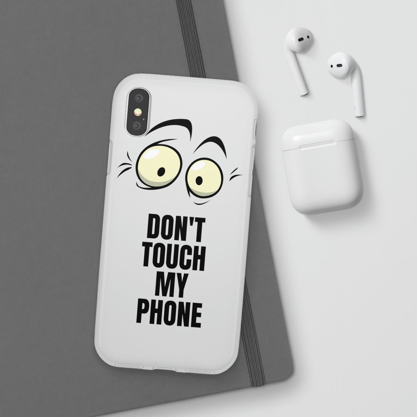 Don't touch my phone Flexi Cases Samsung Apple funny case protection slim design gift custom personalized protect iphone galazy S