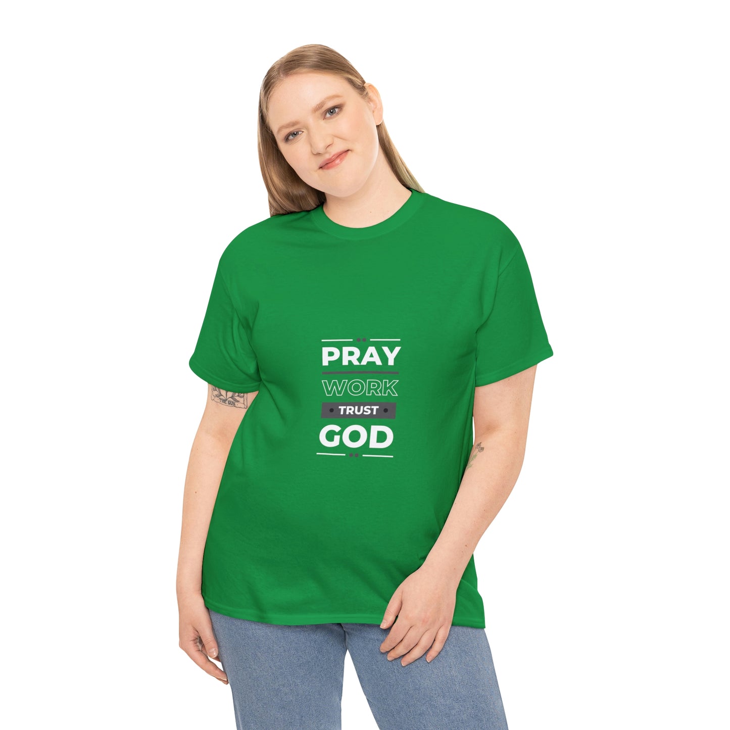 Prayer works trust God Your Style  Our Custom Printed Tee Unique Design Comfortable Fit  Personalized  You.  color, funny tshirt tee shirt