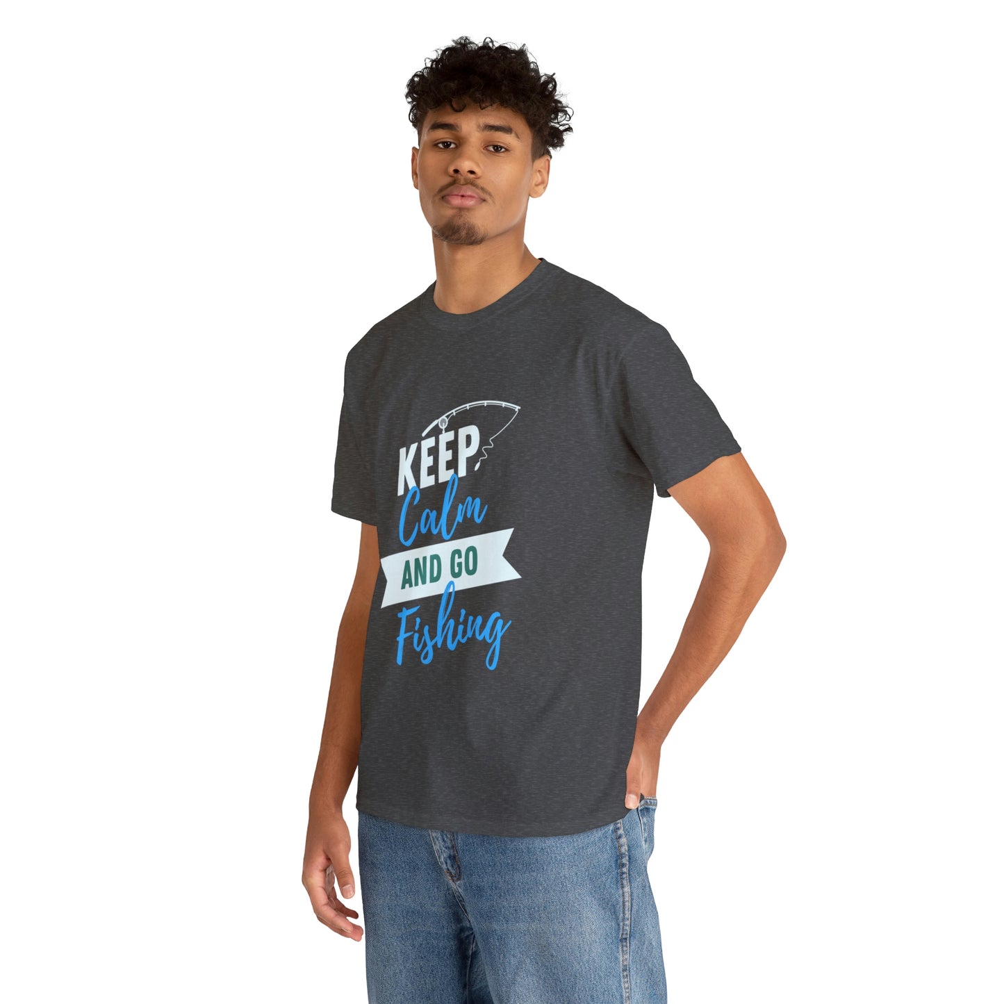 Keep Calm Fishing Your Style  Our Custom Printed Tee Unique Design Comfortable Fit and Personalized for You. color, funny tshirt tee shirt