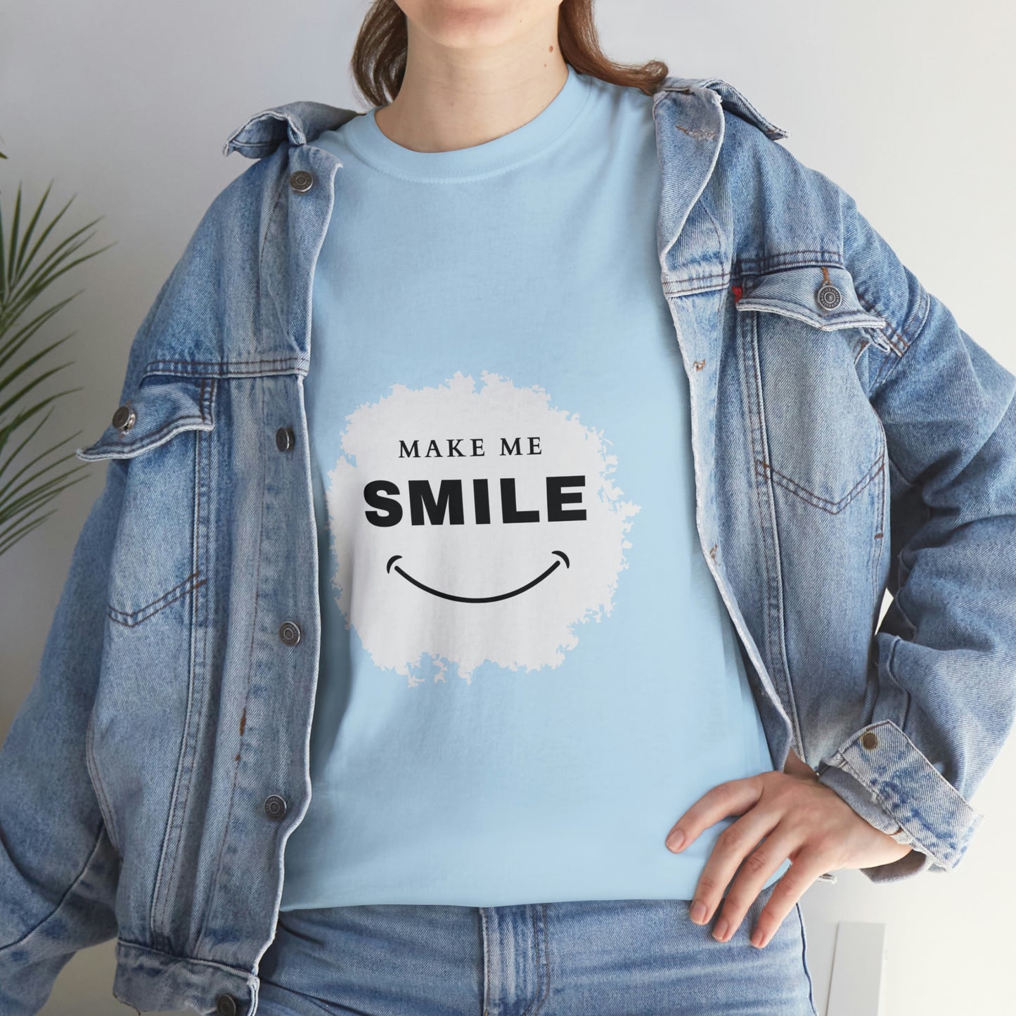 Make me smile Your Style with Our Custom Printed Tee Unique Design Comfortable Fit and Personalized for You.  color, funny tshirt tee shirt