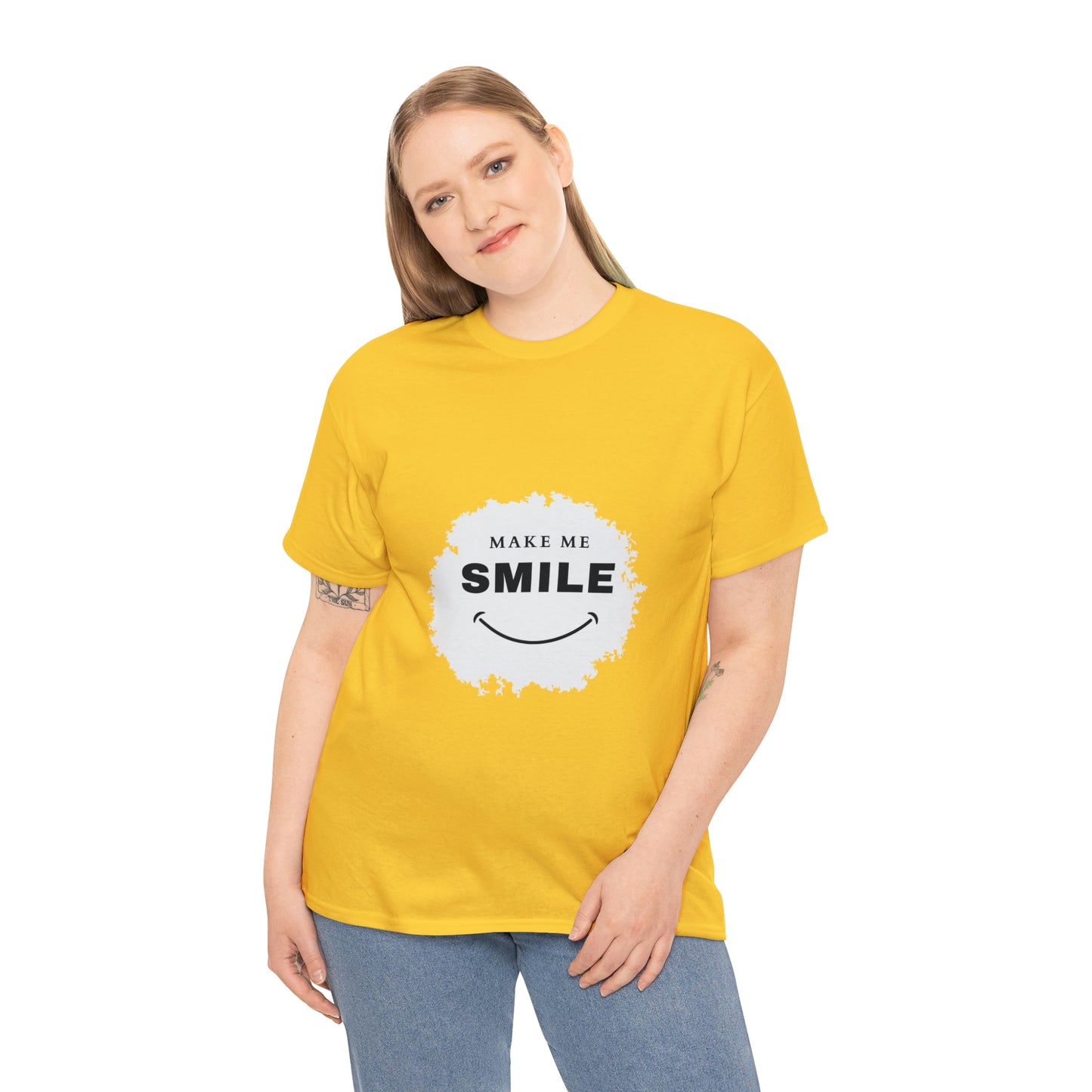 Make me smile Your Style with Our Custom Printed Tee Unique Design Comfortable Fit and Personalized for You.  color, funny tshirt tee shirt