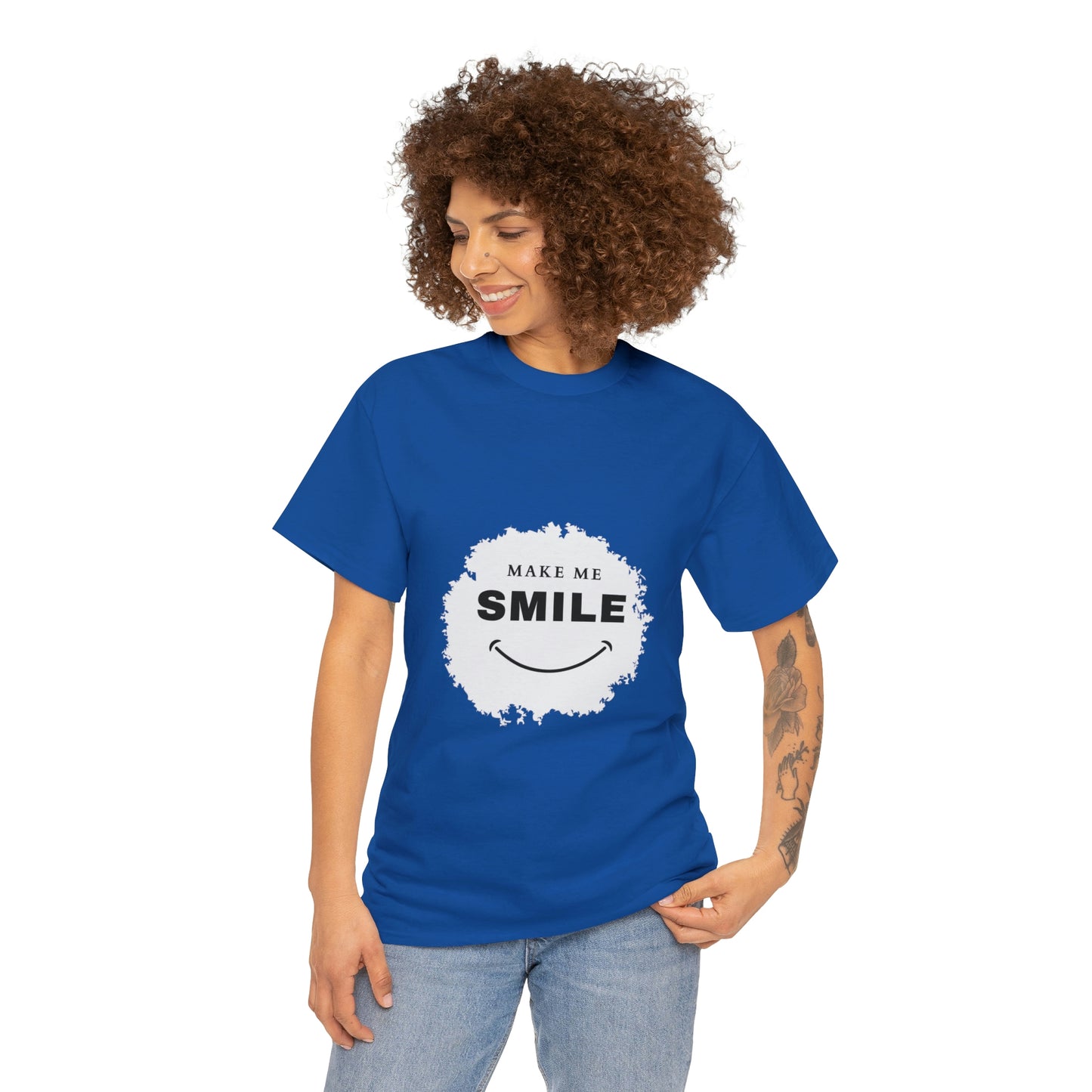 Make me smile Your Style with Our Custom Printed Tee Unique Design Comfortable Fit and Personalized for You.  color, funny tshirt tee shirt