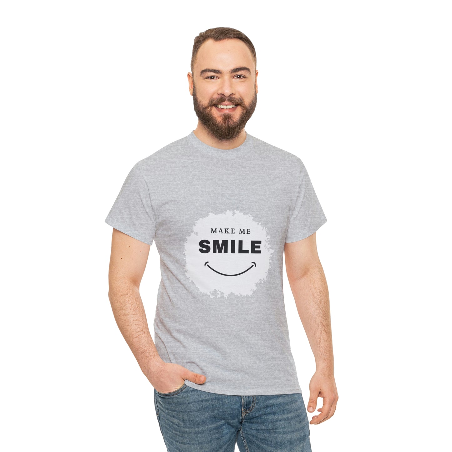 Make me smile Your Style with Our Custom Printed Tee Unique Design Comfortable Fit and Personalized for You.  color, funny tshirt tee shirt