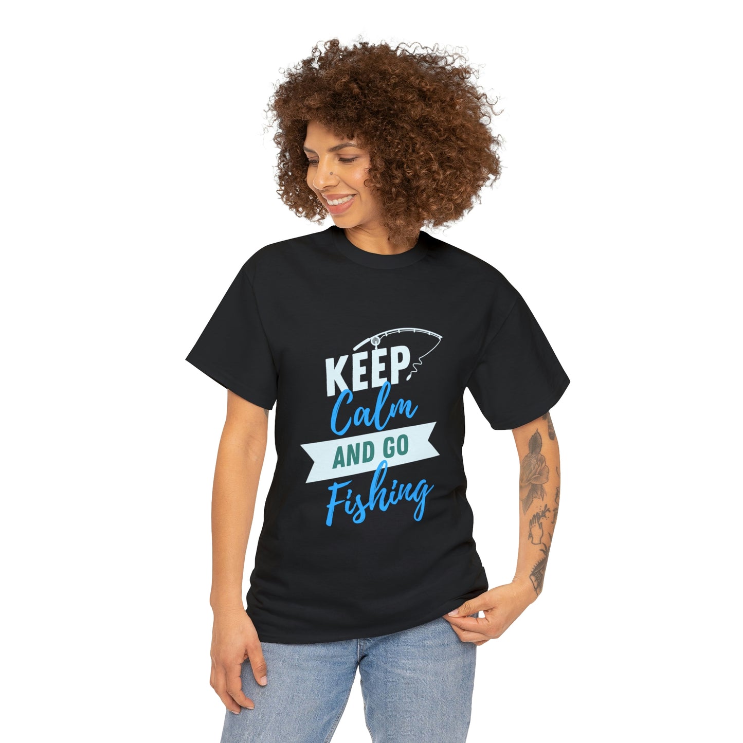 Keep Calm Fishing Your Style  Our Custom Printed Tee Unique Design Comfortable Fit and Personalized for You. color, funny tshirt tee shirt