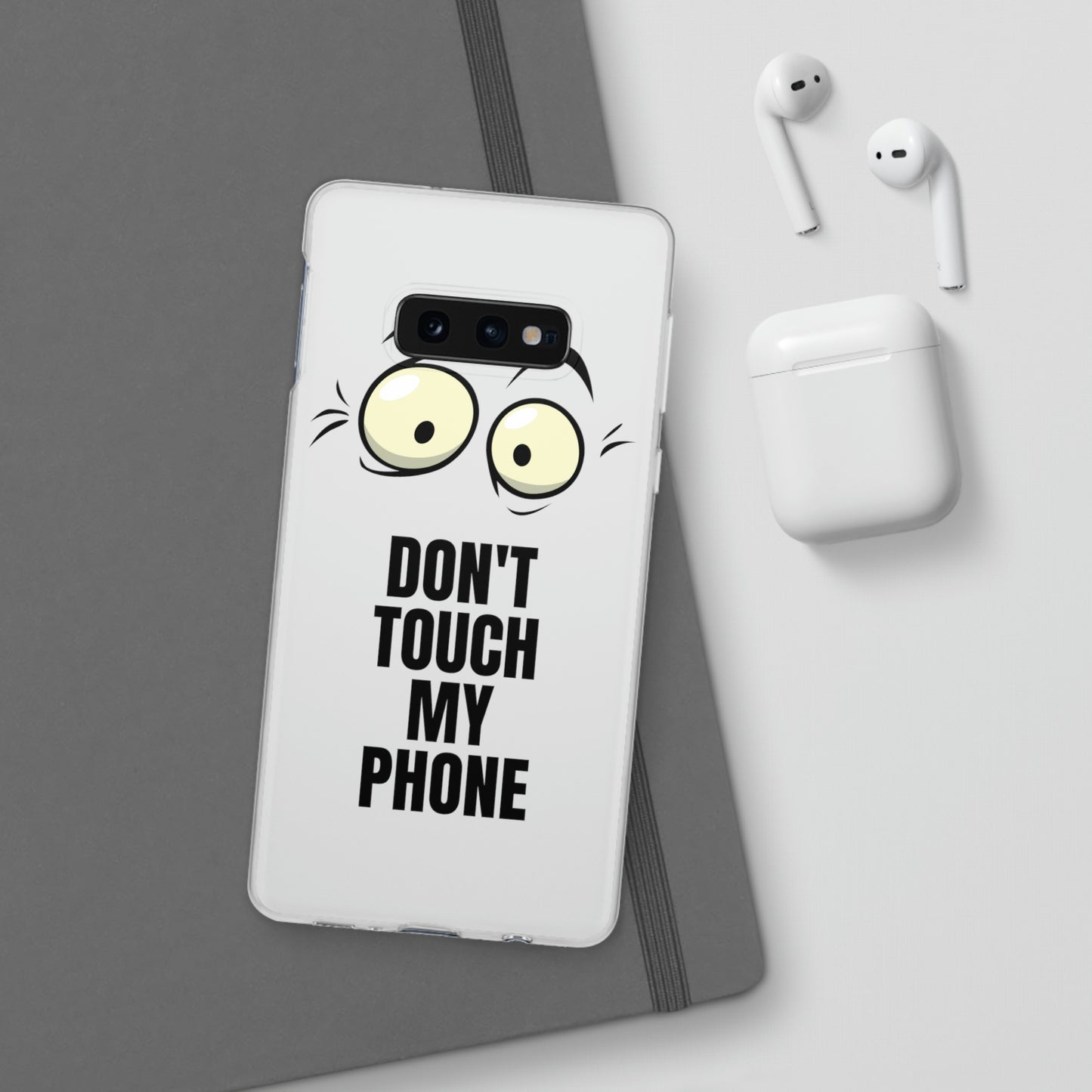 Don't touch my phone Flexi Cases Samsung Apple funny case protection slim design gift custom personalized protect iphone galazy S