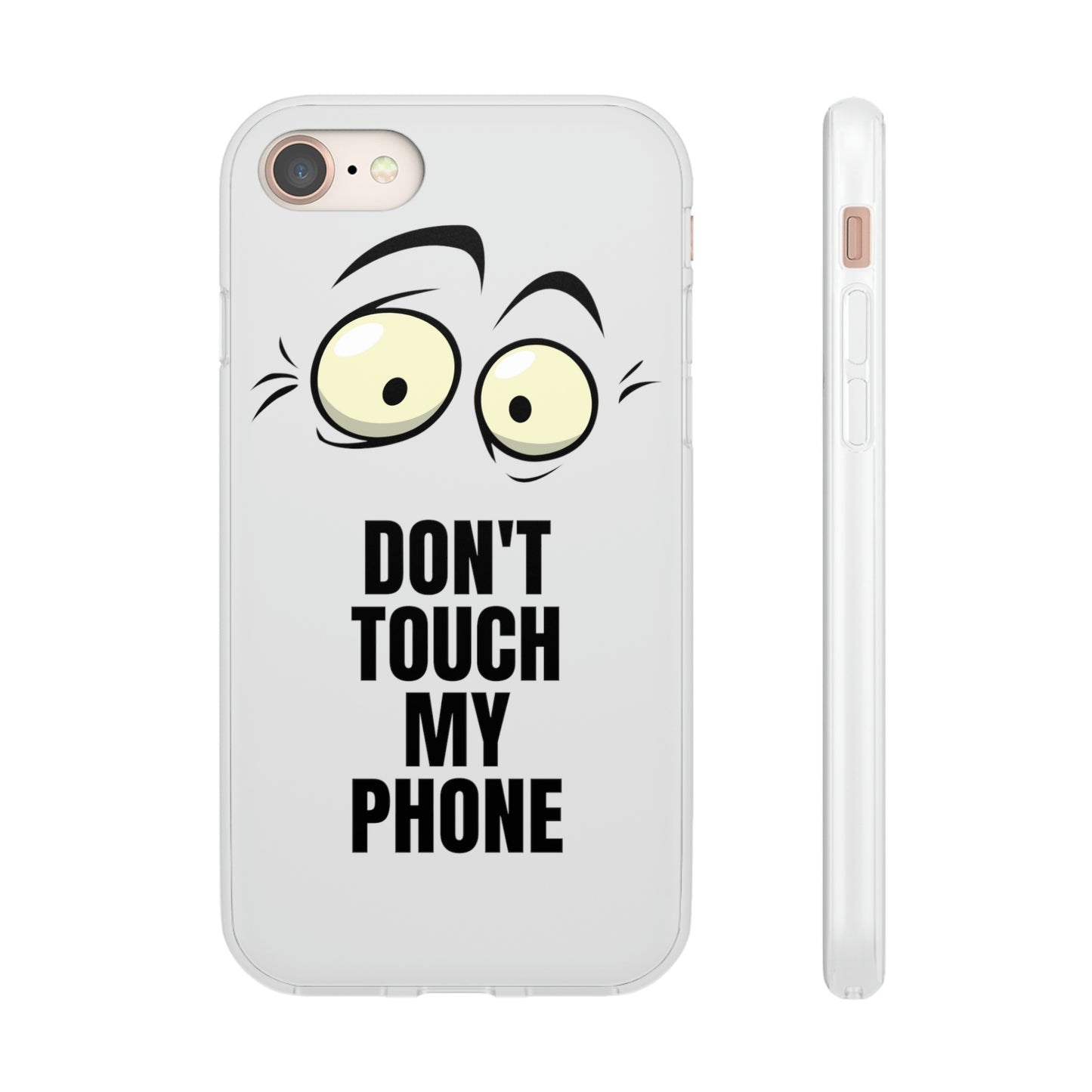 Don't touch my phone Flexi Cases Samsung Apple funny case protection slim design gift custom personalized protect iphone galazy S