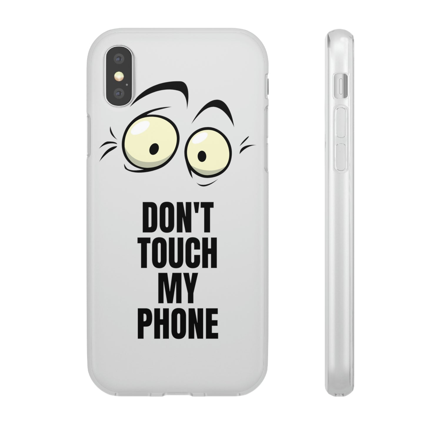 Don't touch my phone Flexi Cases Samsung Apple funny case protection slim design gift custom personalized protect iphone galazy S