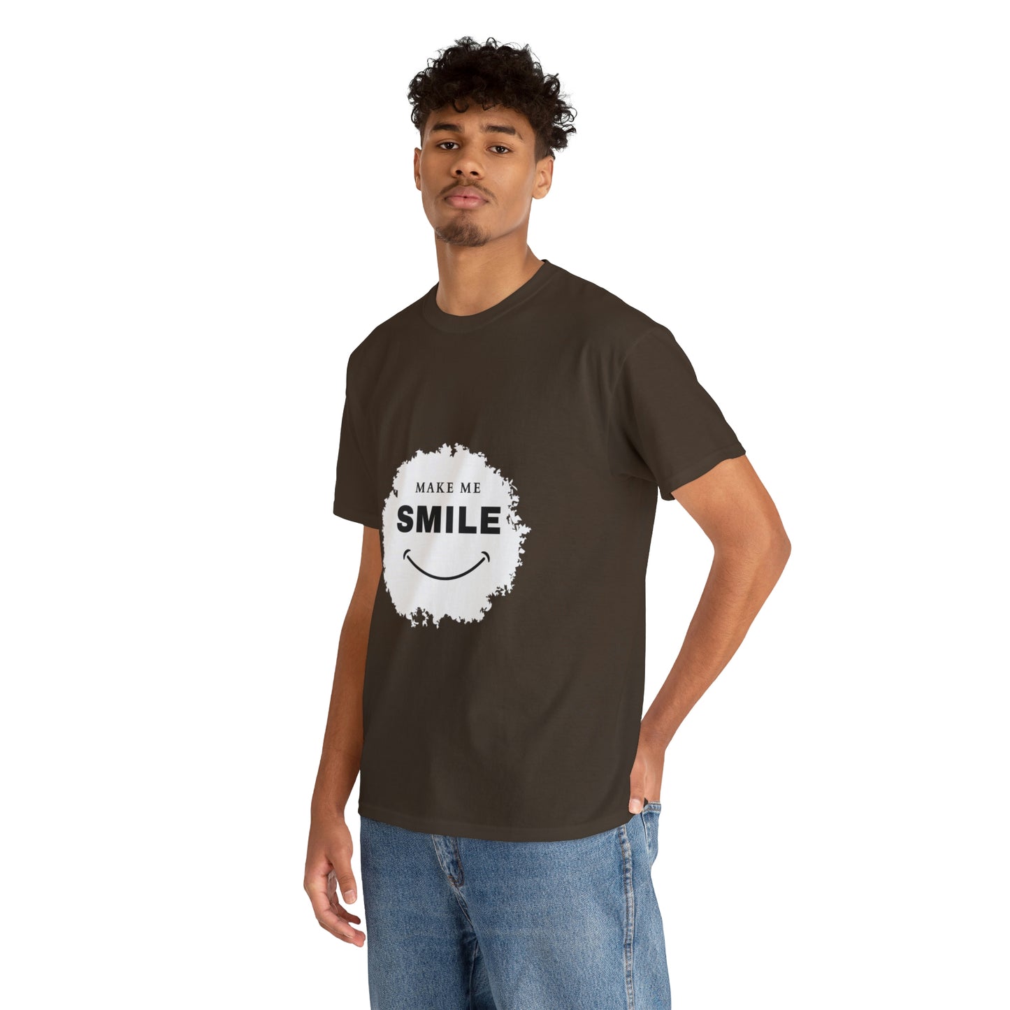 Make me smile Your Style with Our Custom Printed Tee Unique Design Comfortable Fit and Personalized for You.  color, funny tshirt tee shirt