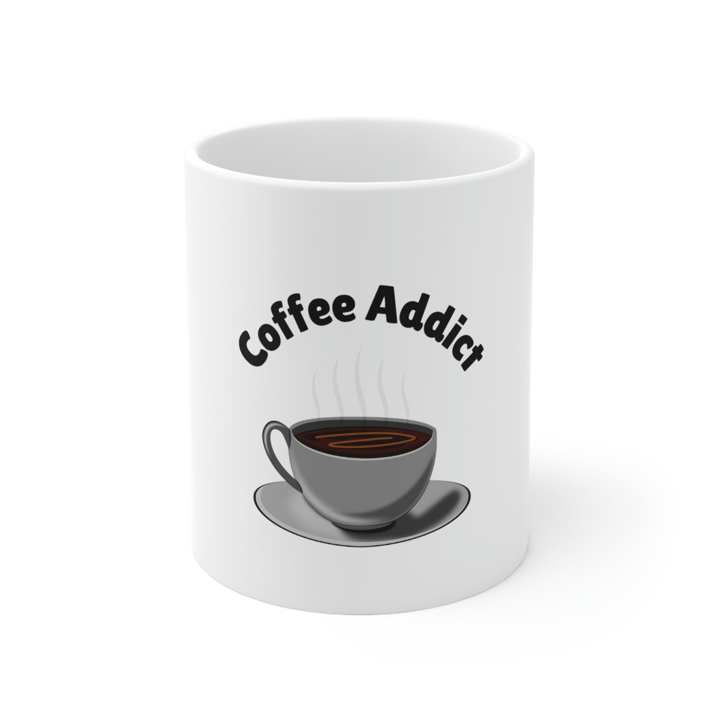 Coffee addict Ceramic Coffee Cups 11oz 15oz gift funny humor hot drink need work drink mug cute tea small personalized fun