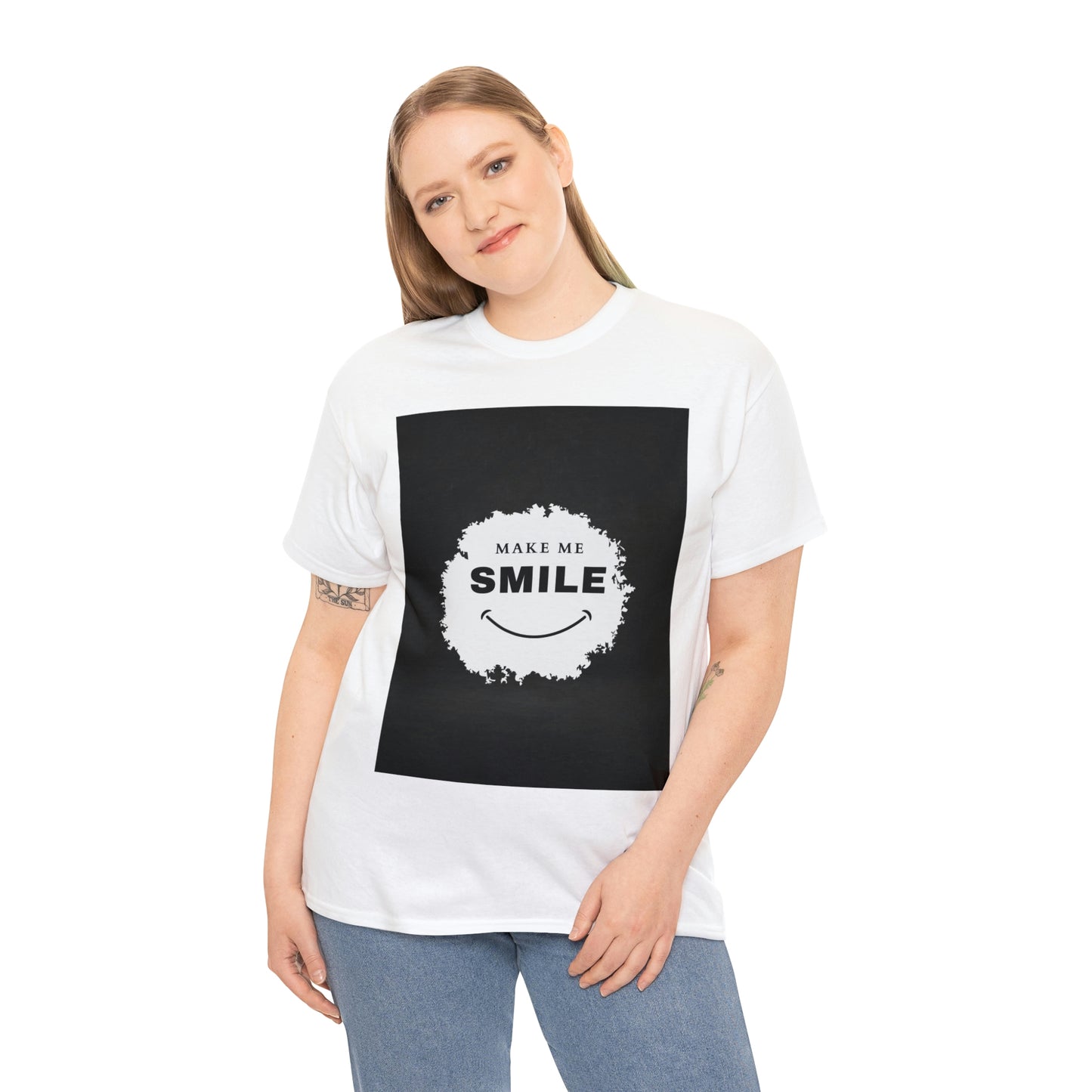 Make me smile Your Style with Our Custom Printed Tee Unique Design Comfortable Fit and Personalized for You.  color, funny tshirt tee shirt