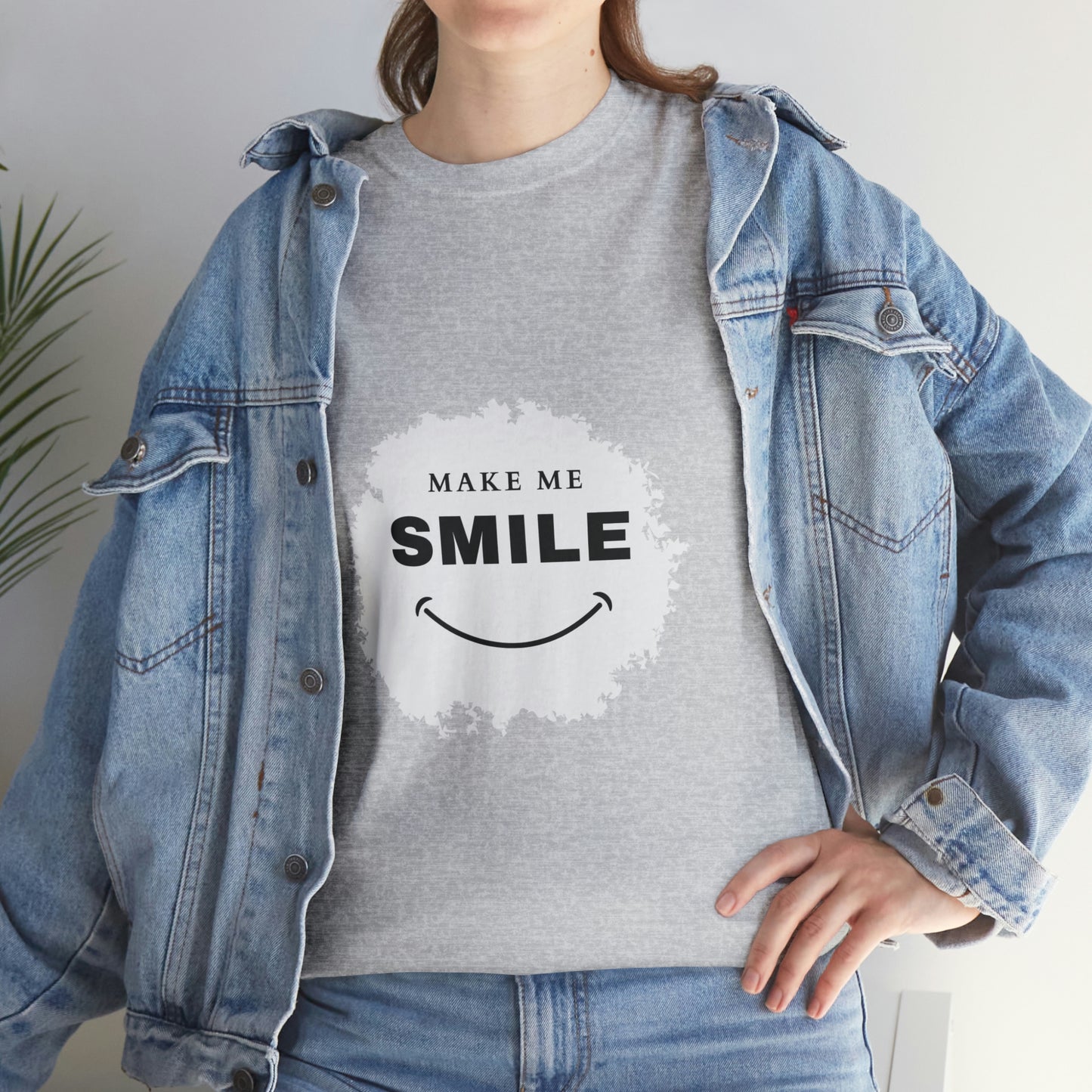 Make me smile Your Style with Our Custom Printed Tee Unique Design Comfortable Fit and Personalized for You.  color, funny tshirt tee shirt