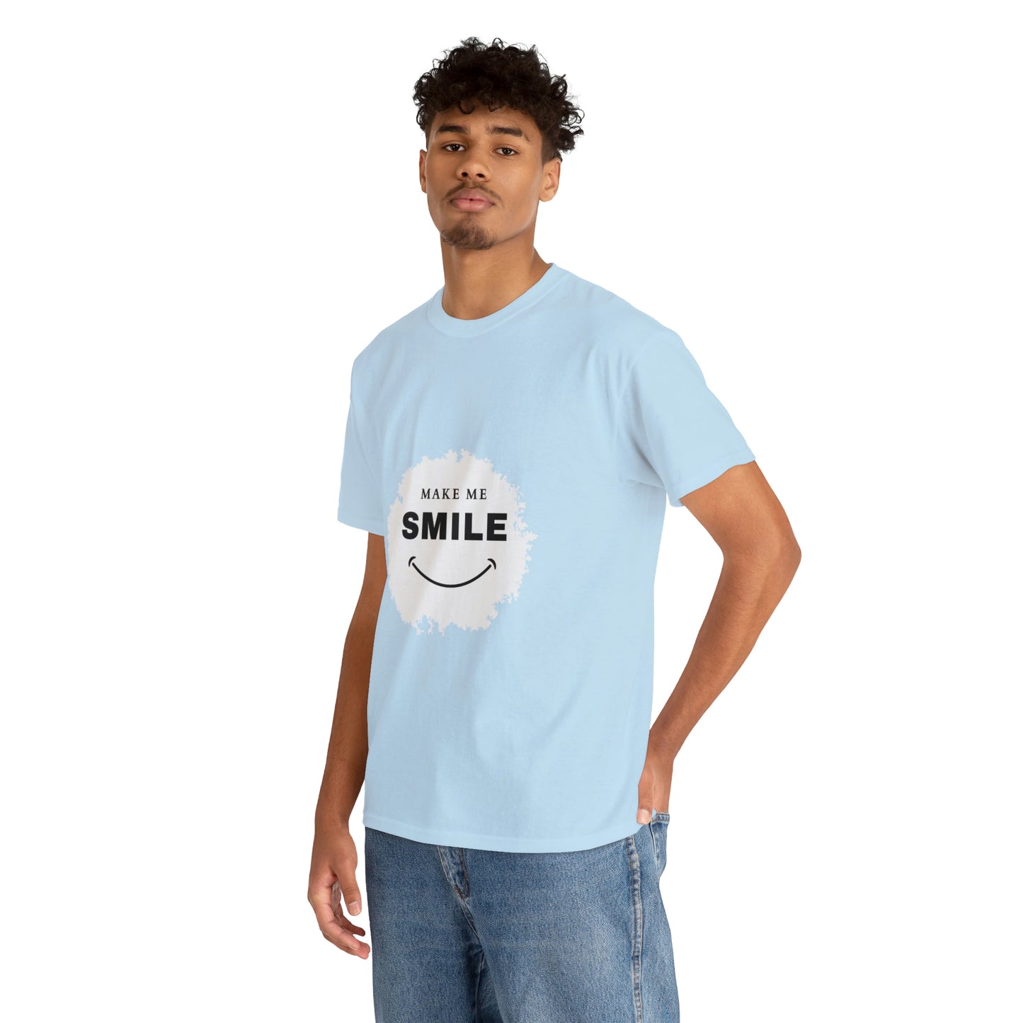 Make me smile Your Style with Our Custom Printed Tee Unique Design Comfortable Fit and Personalized for You.  color, funny tshirt tee shirt