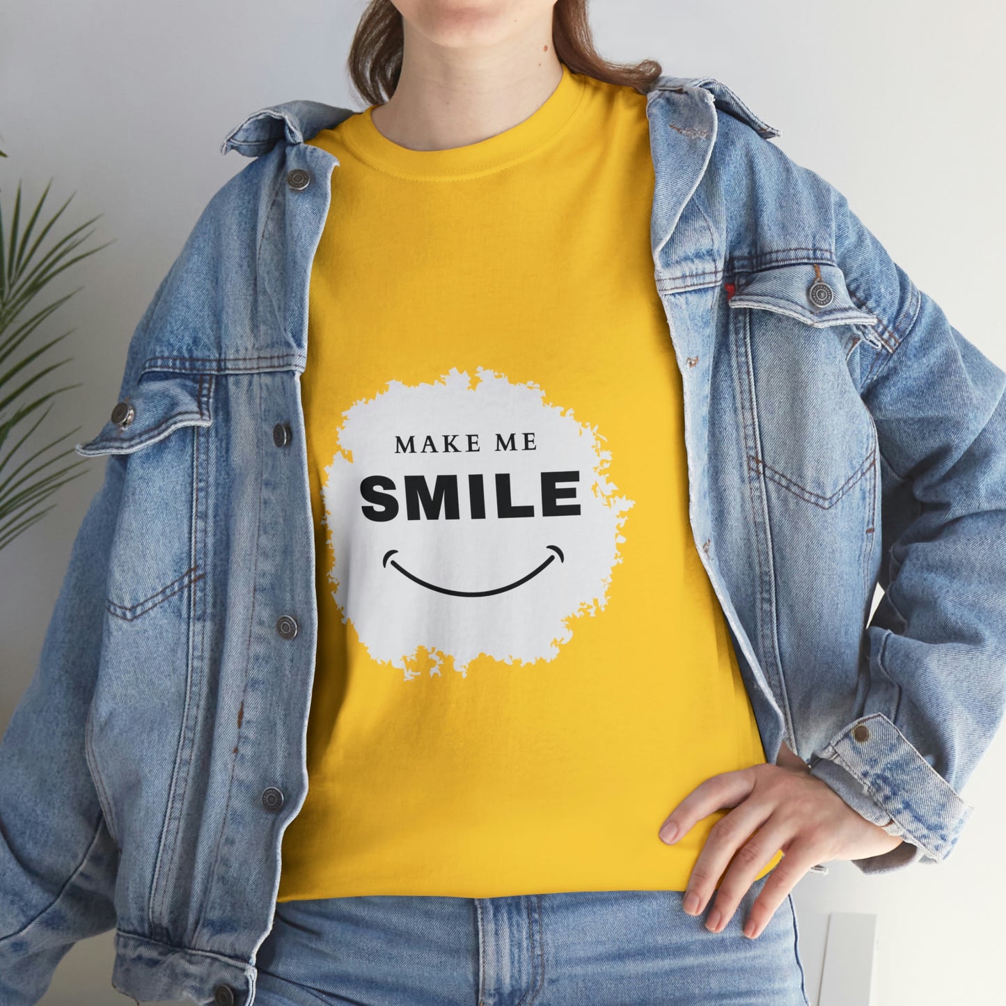 Make me smile Your Style with Our Custom Printed Tee Unique Design Comfortable Fit and Personalized for You.  color, funny tshirt tee shirt