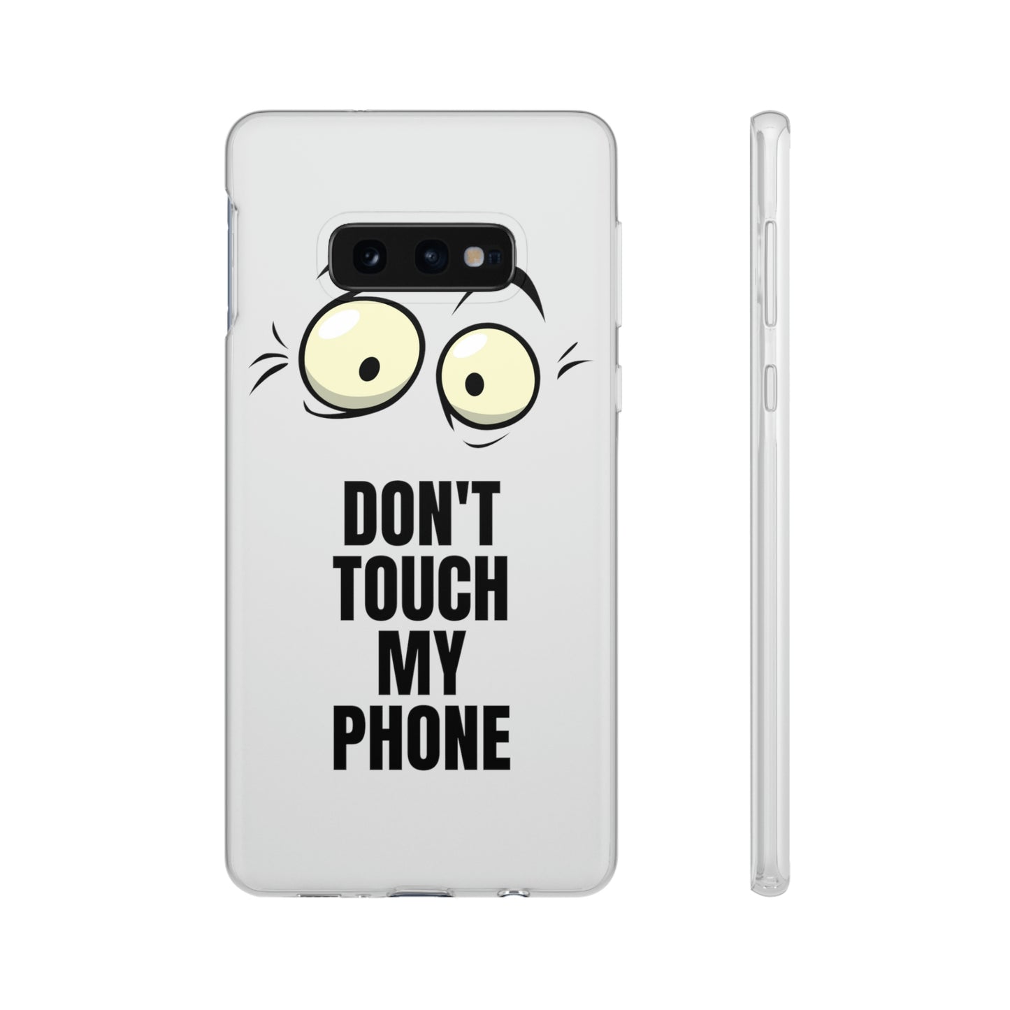 Don't touch my phone Flexi Cases Samsung Apple funny case protection slim design gift custom personalized protect iphone galazy S