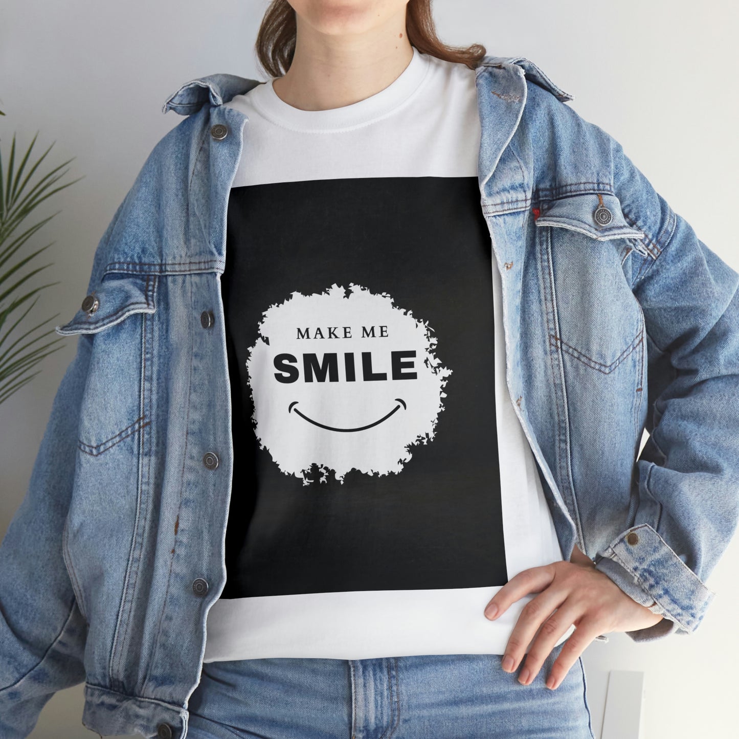 Make me smile Your Style with Our Custom Printed Tee Unique Design Comfortable Fit and Personalized for You.  color, funny tshirt tee shirt