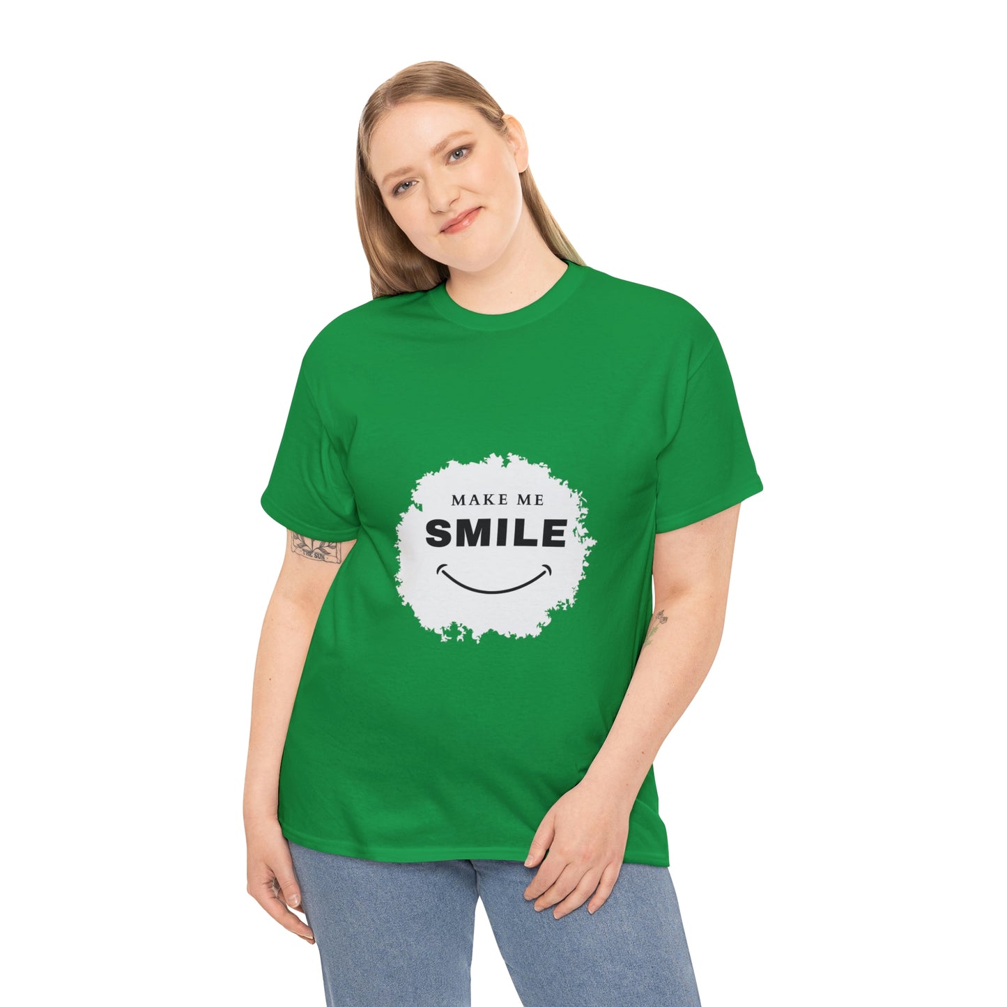 Make me smile Your Style with Our Custom Printed Tee Unique Design Comfortable Fit and Personalized for You.  color, funny tshirt tee shirt