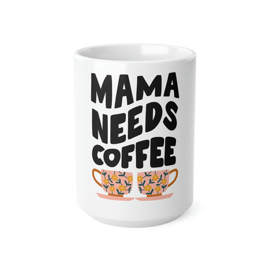 Moma needs Coffee Ceramic Coffee Cups, 11oz, 15oz gift funny humor hot drink need work drink mug cute tea small personalized mothers