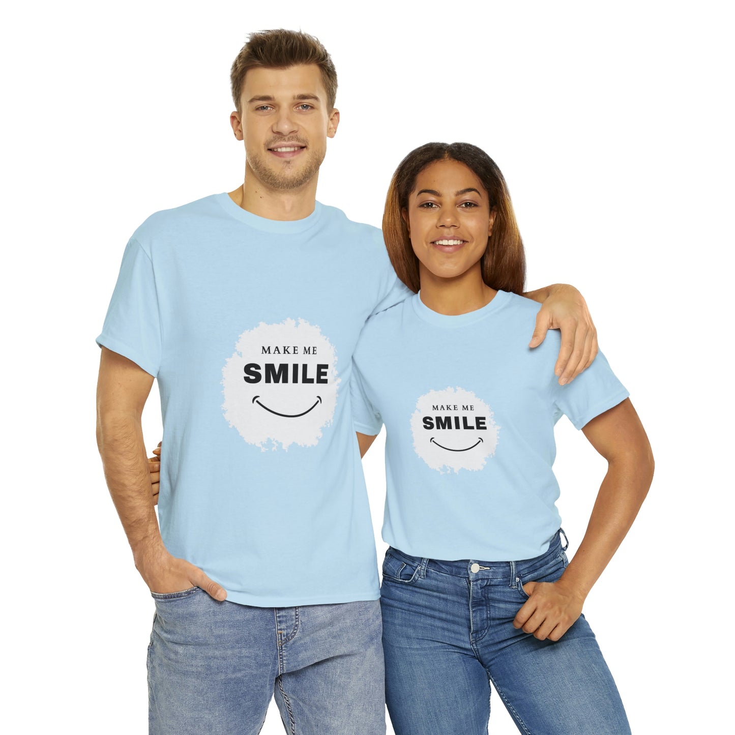 Make me smile Your Style with Our Custom Printed Tee Unique Design Comfortable Fit and Personalized for You.  color, funny tshirt tee shirt