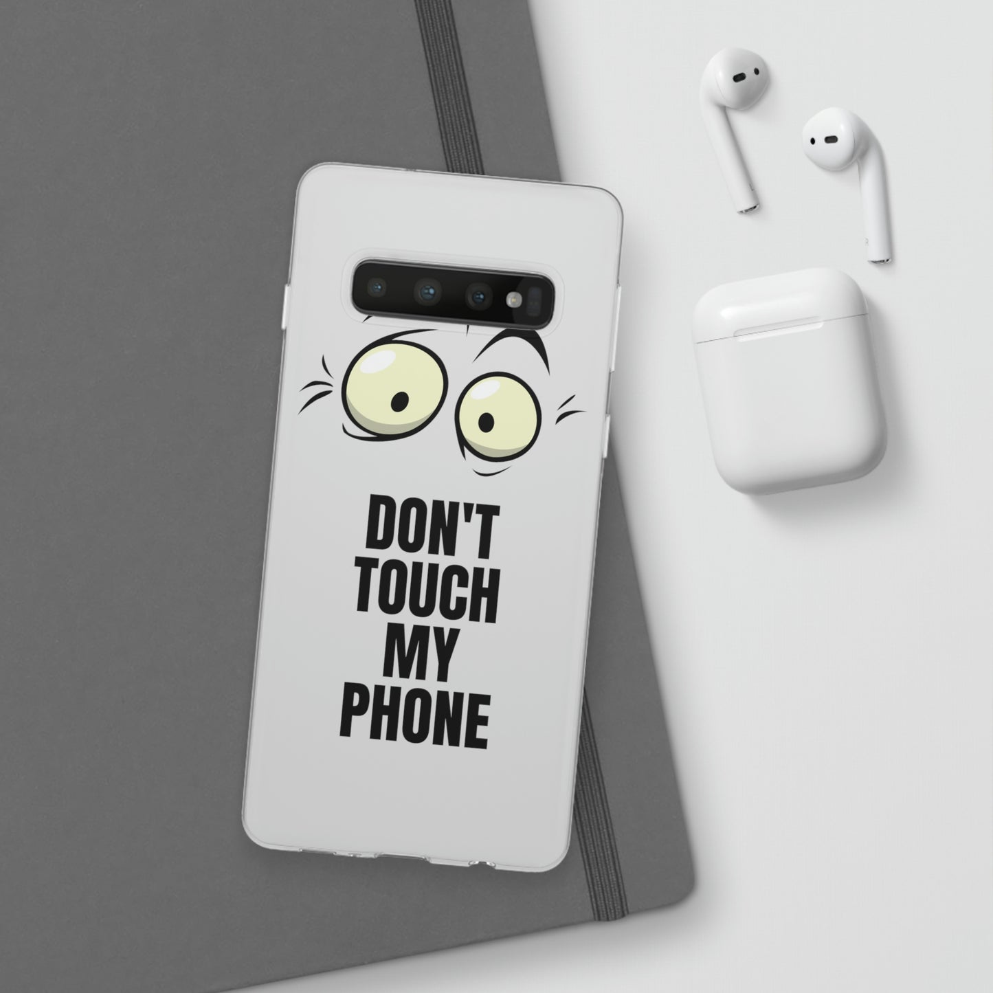 Don't touch my phone Flexi Cases Samsung Apple funny case protection slim design gift custom personalized protect iphone galazy S