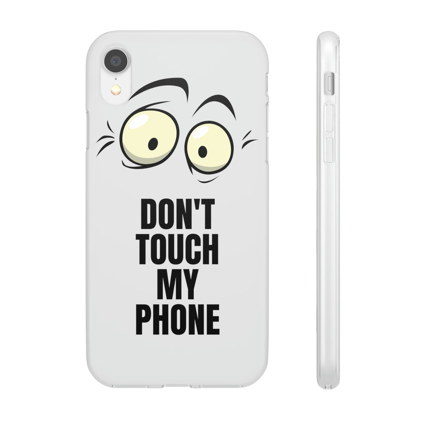 Don't touch my phone Flexi Cases Samsung Apple funny case protection slim design gift custom personalized protect iphone galazy S