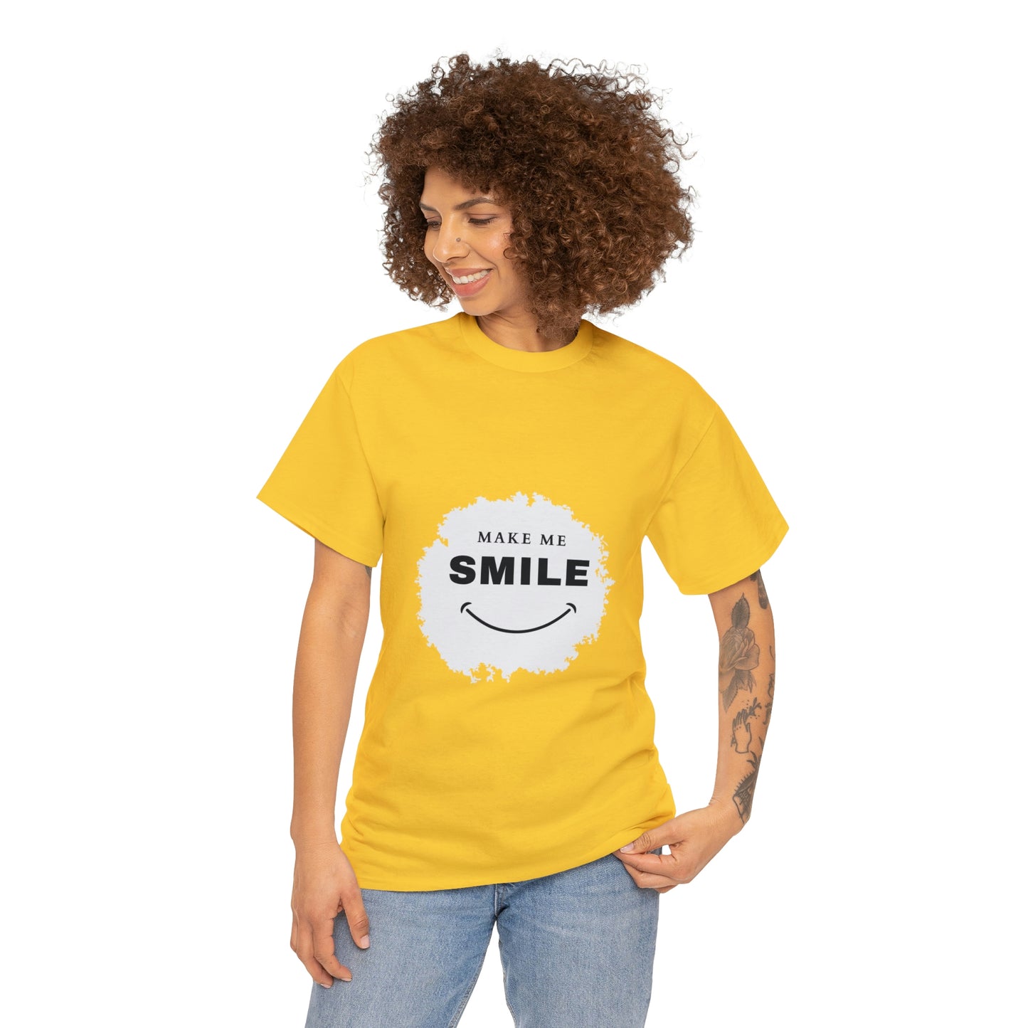 Make me smile Your Style with Our Custom Printed Tee Unique Design Comfortable Fit and Personalized for You.  color, funny tshirt tee shirt