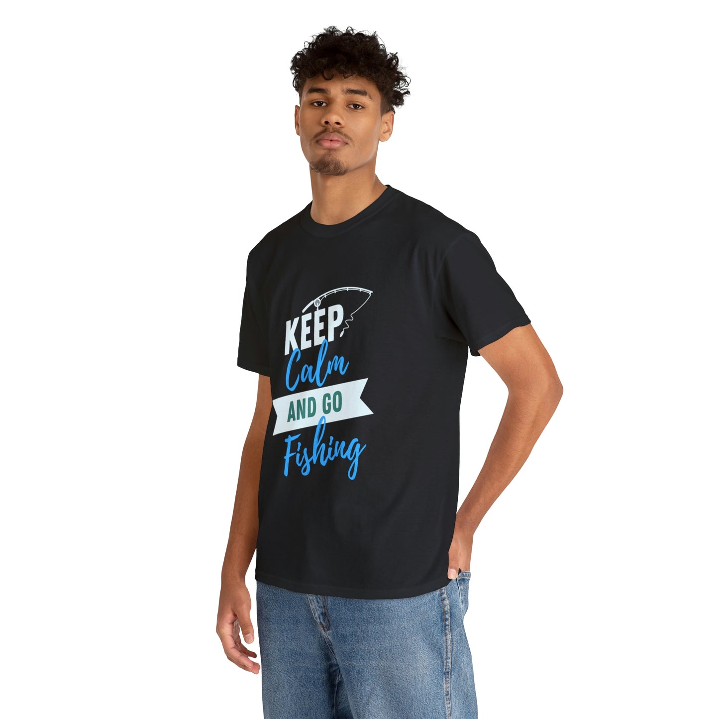 Keep Calm Fishing Your Style  Our Custom Printed Tee Unique Design Comfortable Fit and Personalized for You. color, funny tshirt tee shirt