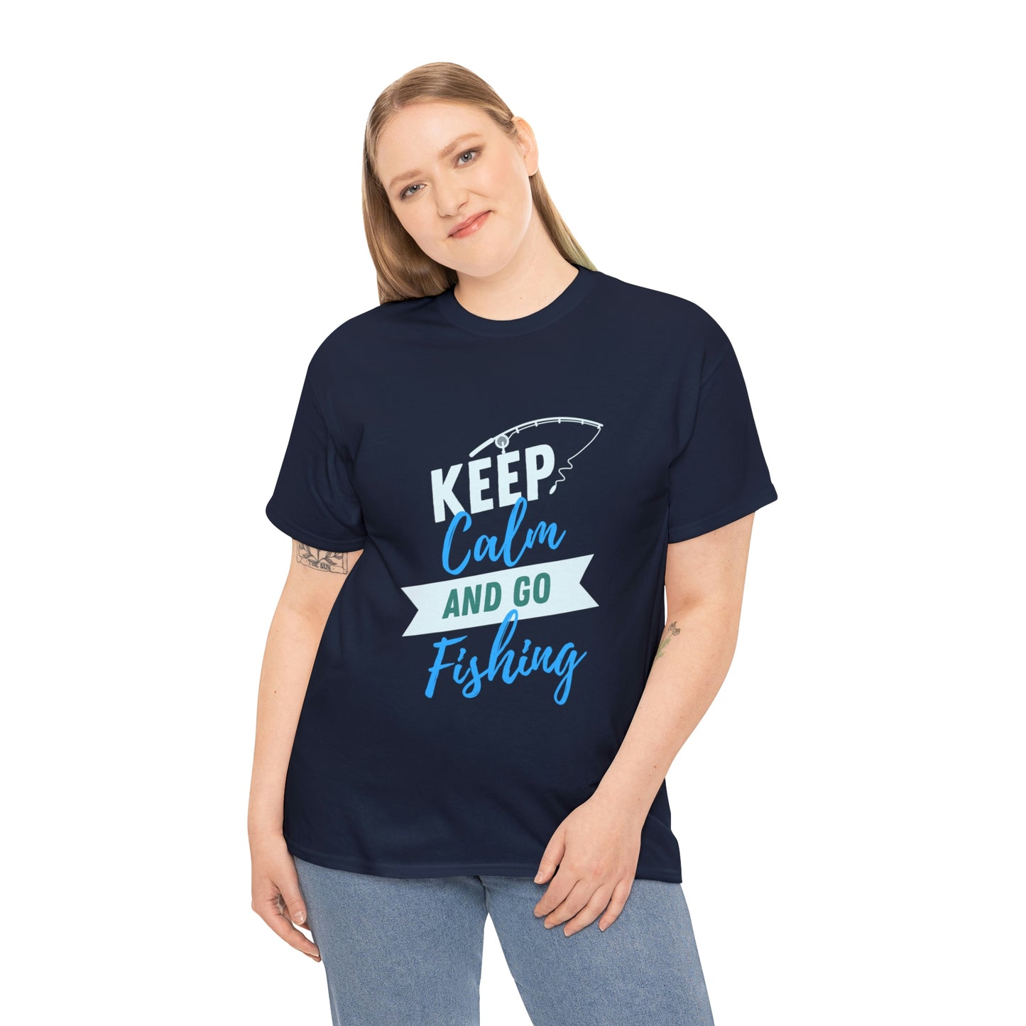 Keep Calm Fishing Your Style  Our Custom Printed Tee Unique Design Comfortable Fit and Personalized for You. color, funny tshirt tee shirt