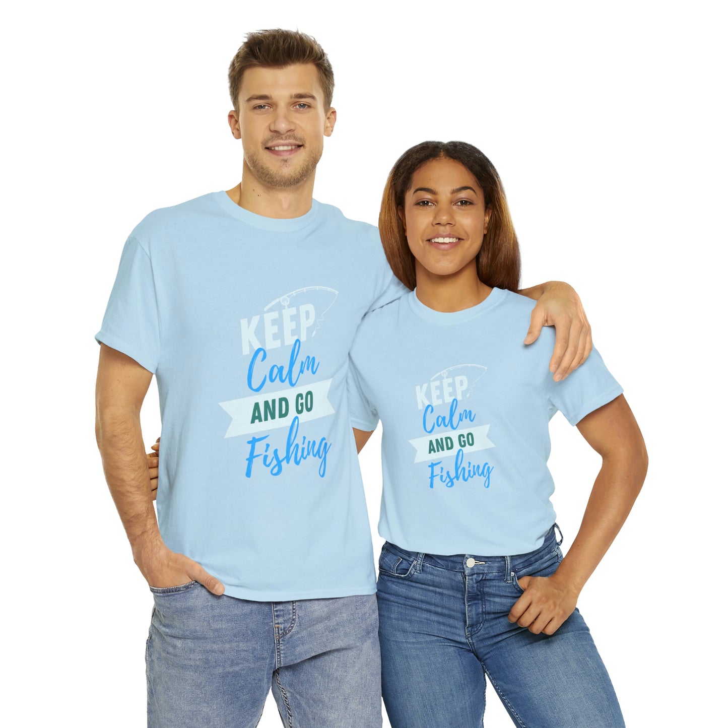 Keep Calm Fishing Your Style  Our Custom Printed Tee Unique Design Comfortable Fit and Personalized for You. color, funny tshirt tee shirt